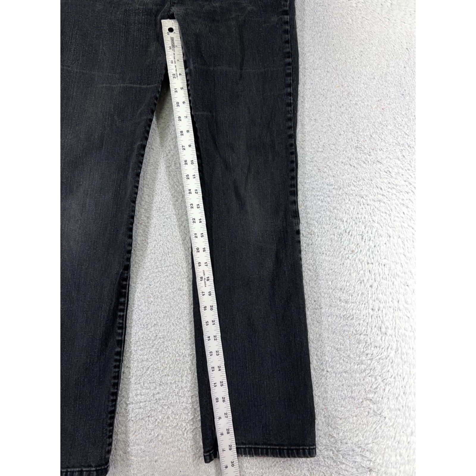 Ralph Lauren Lauren Ralph Lauren Jeans Women 10 Black Denim Straight Mid Rise 30x30 Size 32" / US 10 / IT 46 - 7 Thumbnail
