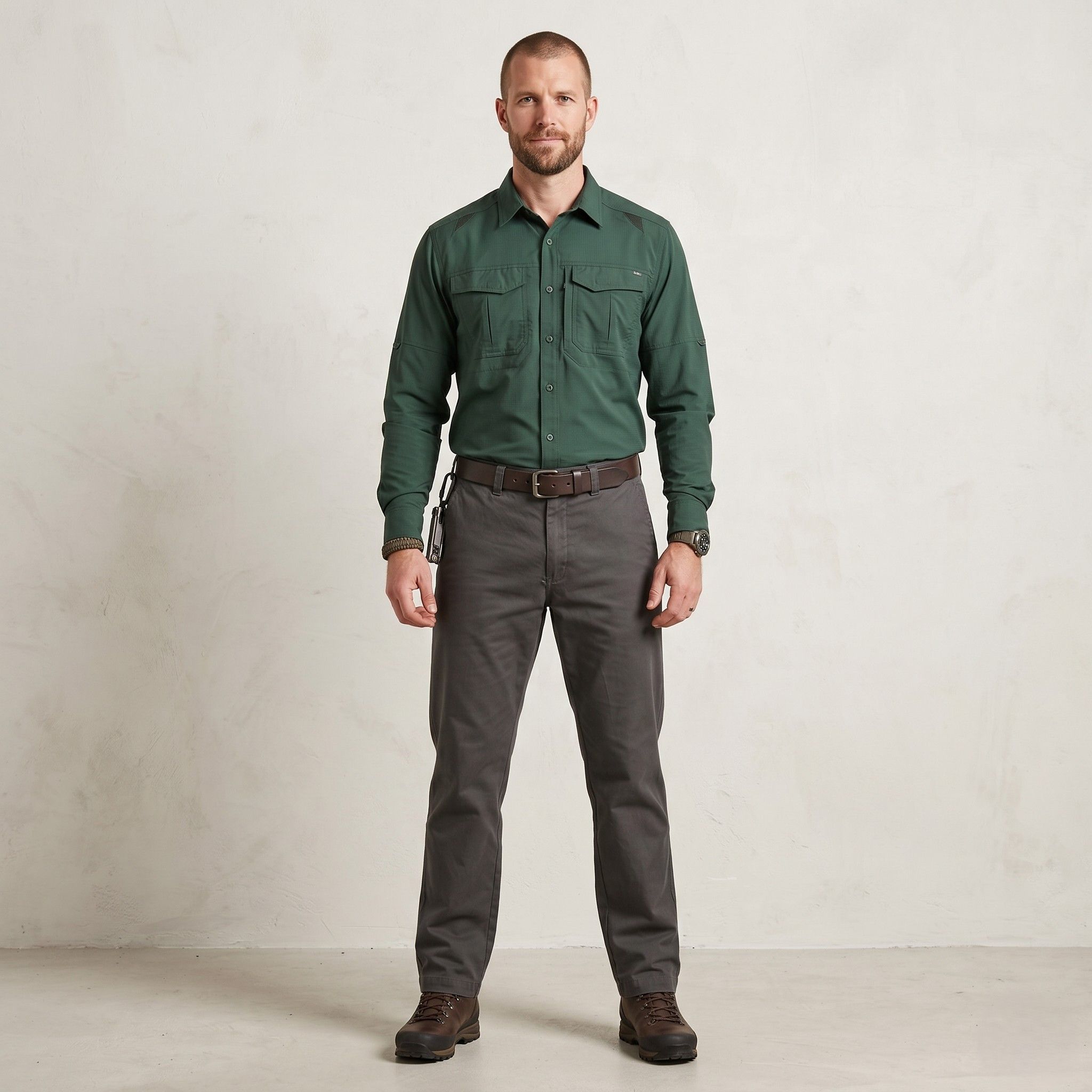 Dockers Dockers Khakis Men 32 Trousers Gray Straight 8806 Size US 32 / EU 48 - 1 Thumbnail