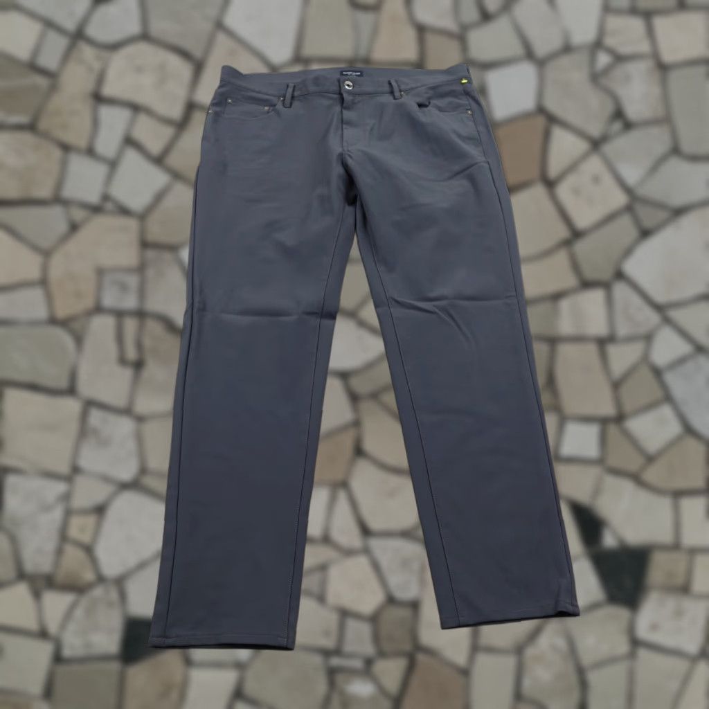 Proper Cloth PROPER CLOTH PANTS Mens 38x30 Milano Performance Knit Chino Slacks Straight Leg Gray Regular 38 30 Business Casual Formal Travel Workwear Mens Size US 38 / EU 54 - 1 Thumbnail
