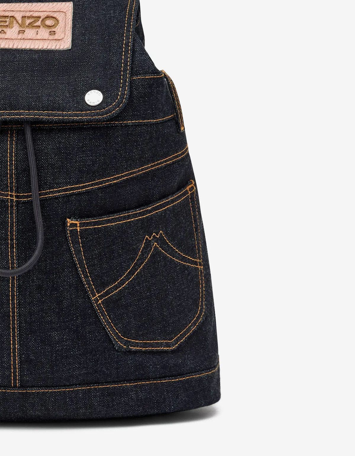 Kenzo Kenzo Five Pockets Blue Denim Backpack Size ONE SIZE - 4 Thumbnail