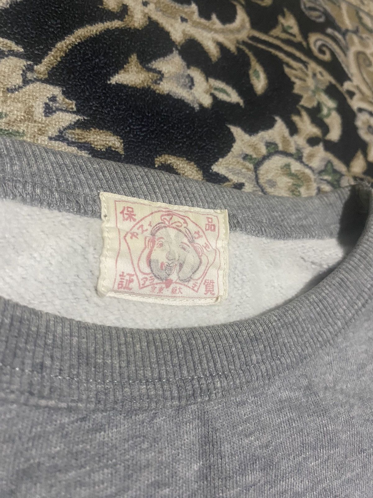 Evisu × Vintage Vtg Evisu 🇯🇵 Minimal Embroidery Print L/S Sweatshirt Size US L / EU 52-54 / 3 - 5 Thumbnail