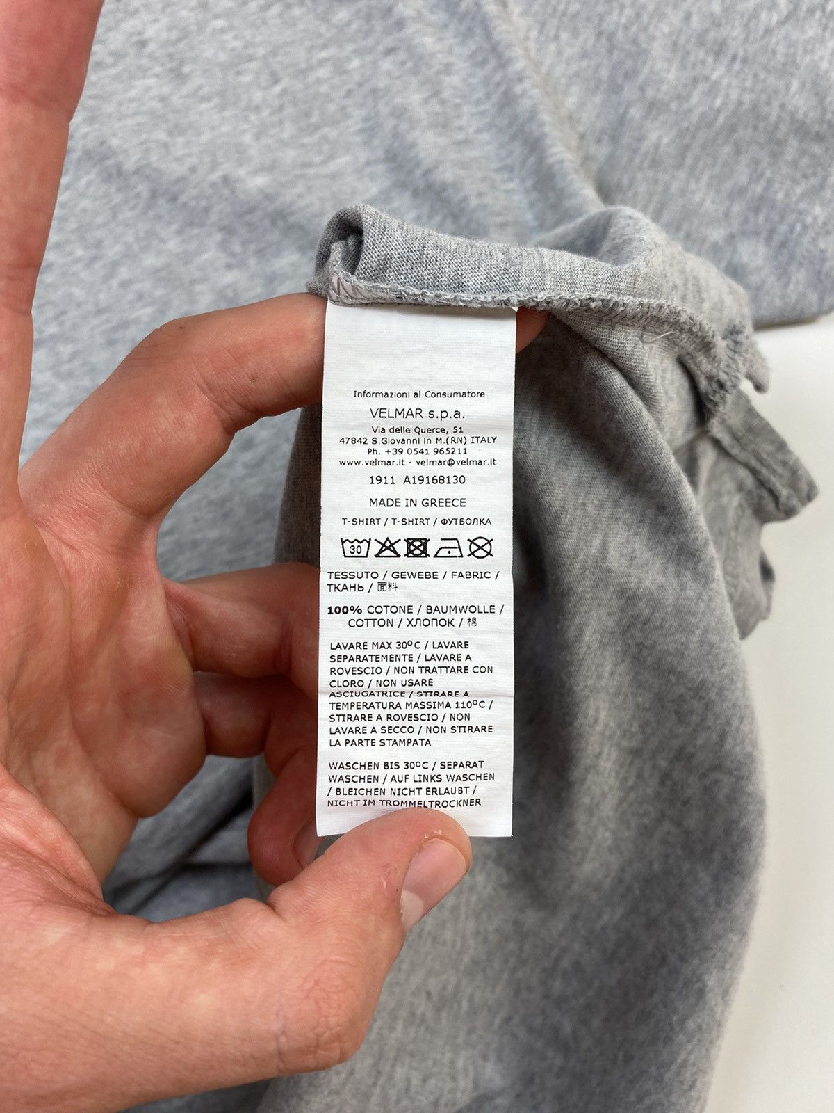 Moschino Moschino Underwear Gray T-Shirt Size US L / EU 52-54 / 3 - 9 Thumbnail