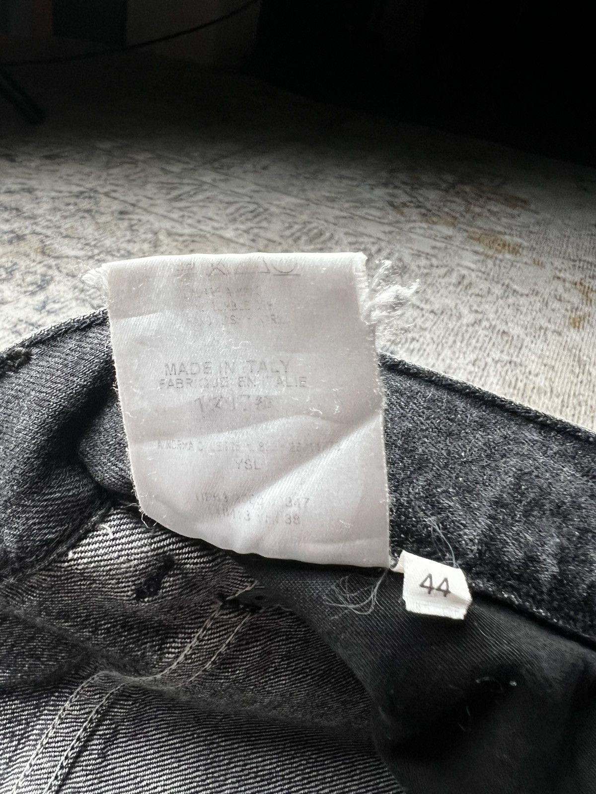 Yves Saint Laurent 2003 YSL Rive Gauche by Tom Ford Washed Bootcut Denim Size US 30 / EU 46 - 8 Thumbnail