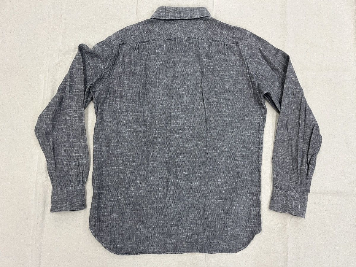 Haversack HAVERSACK Japan Round Collar Textured Cotton Shirt Gray L Size US L / EU 52-54 / 3 - 7 Thumbnail