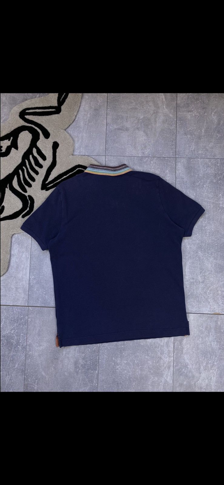 Missoni × Vintage Mens Vintage Missoni Multi Colour Polo T Shirt Tee Opium Y2K Size US M / EU 48-50 / 2 - 10 Thumbnail
