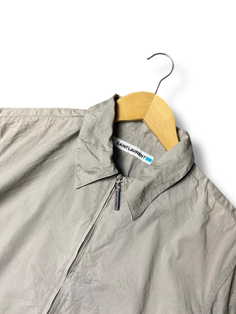 Saint Laurent Paris Saint Laurent Quarter Zip Short Sleeve Polo Shirt (171) Size US M / EU 48-50 / 2 - 3 Thumbnail