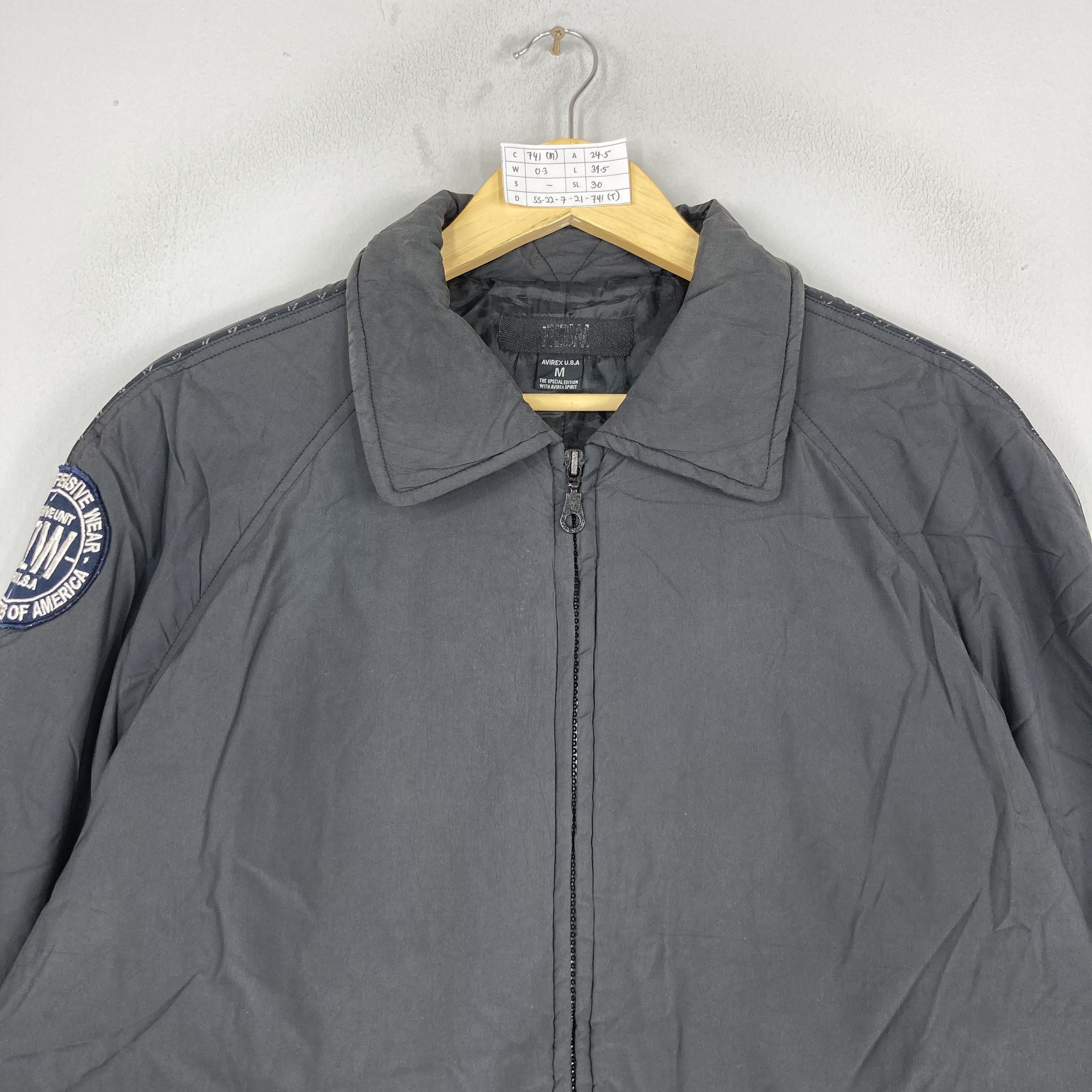 Avirex Vintage AVIREX USA Black Trench Coat Parka Jacket Size US M / EU 48-50 / 2 - 4 Thumbnail