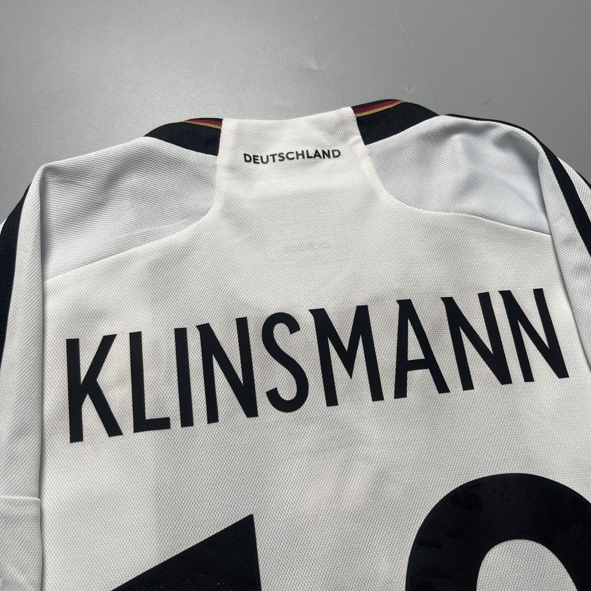 Adidas GERMANY ADIDAS 2022 WORLD CUP FOOTBALL JERSEY #18 KLINSMANN Size US L / EU 52-54 / 3 - 8 Thumbnail