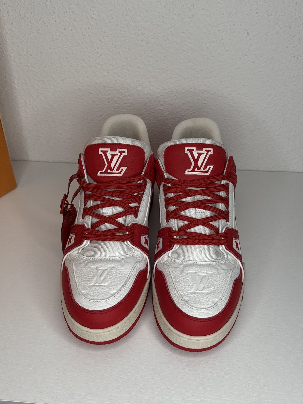 Louis Vuitton Louis Vuitton LV Trainer Product Red Size US 9.5 / EU 42-43 - 2 Thumbnail
