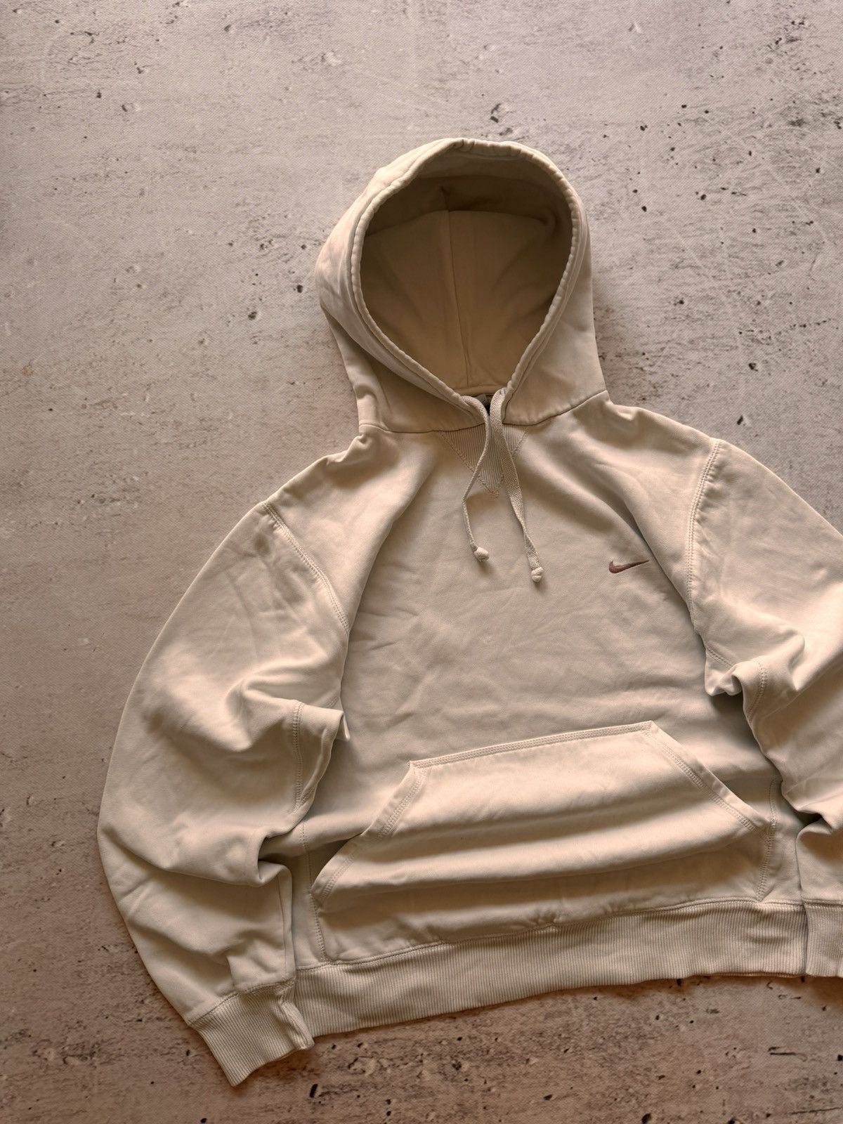 Nike × Vintage NIKE VINTAGE BASIC LOGO OVERSIZE BOXY HOODIE Size US M / EU 48-50 / 2 - 2 Thumbnail