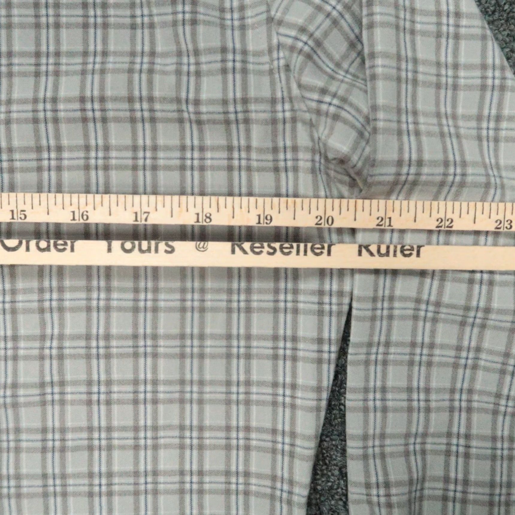 Mizzen+Main Mizzen+Main Shirt Mens Small Gray Plaid Long Sleeve Button-Down Flannel Size US S / EU 44-46 / 1 - 6 Thumbnail