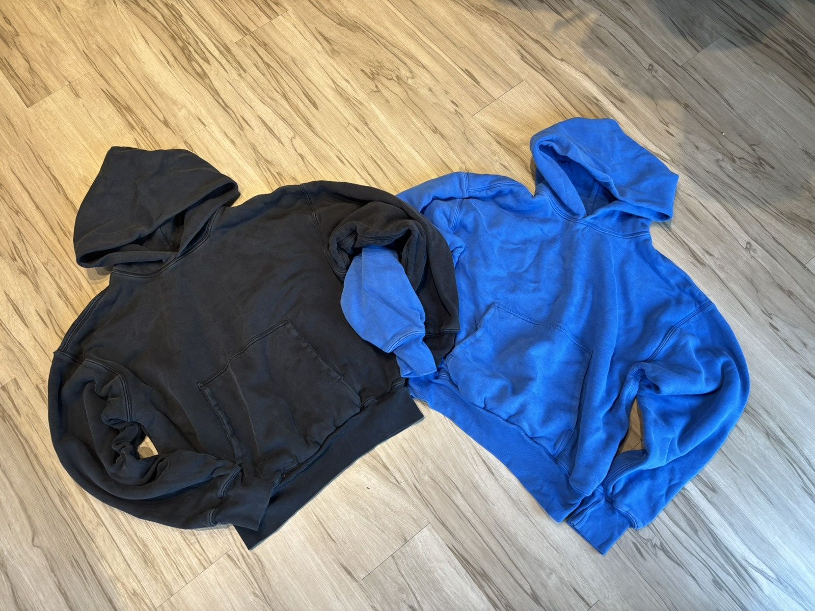 Yeezy Gap Blue Hoodie | Grailed
