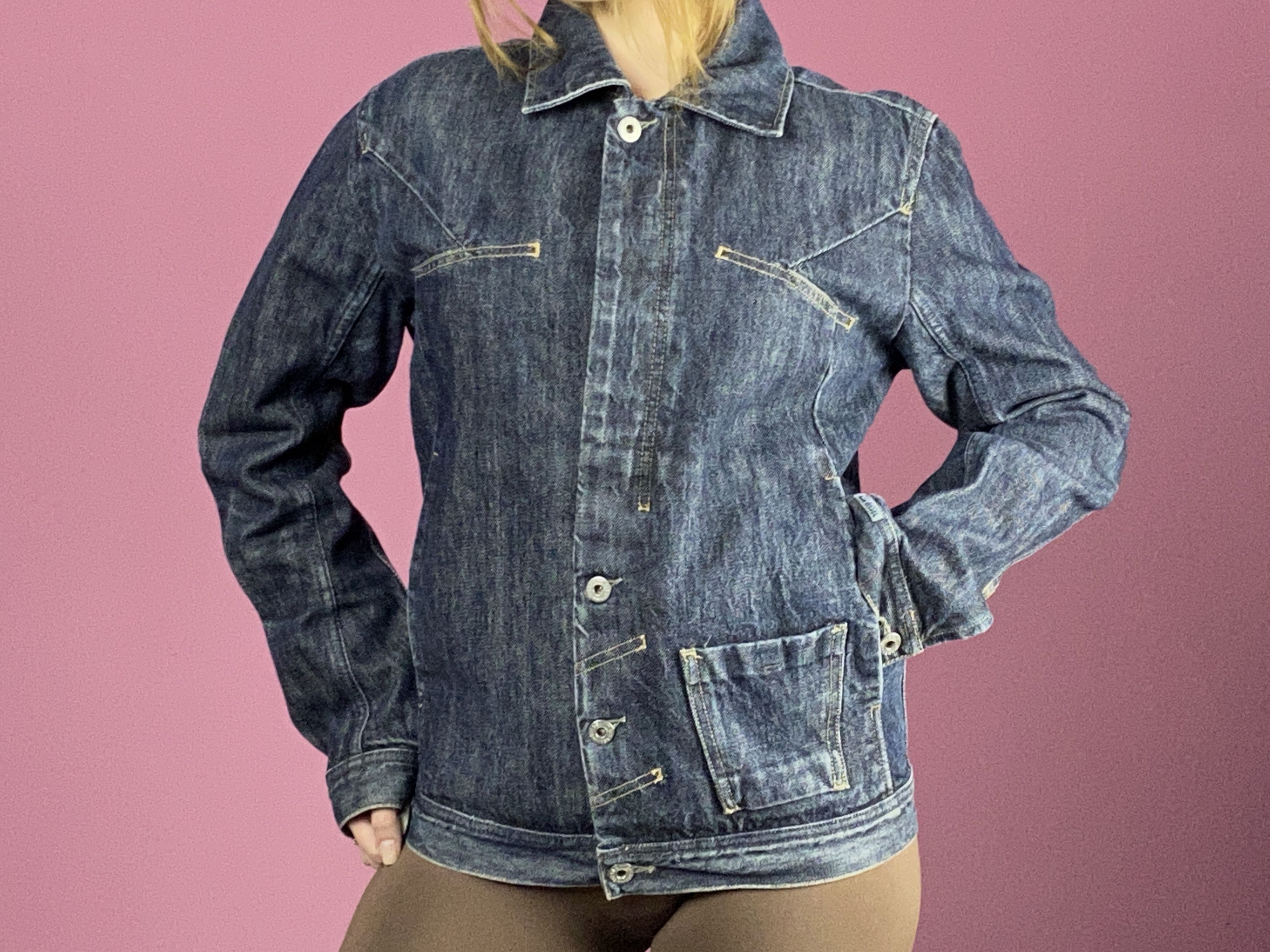 Diesel × Vintage Diesel Denim Jacket Vintage Women's Jean Jacket - Size S Size S / US 4 / IT 40 - 4 Thumbnail
