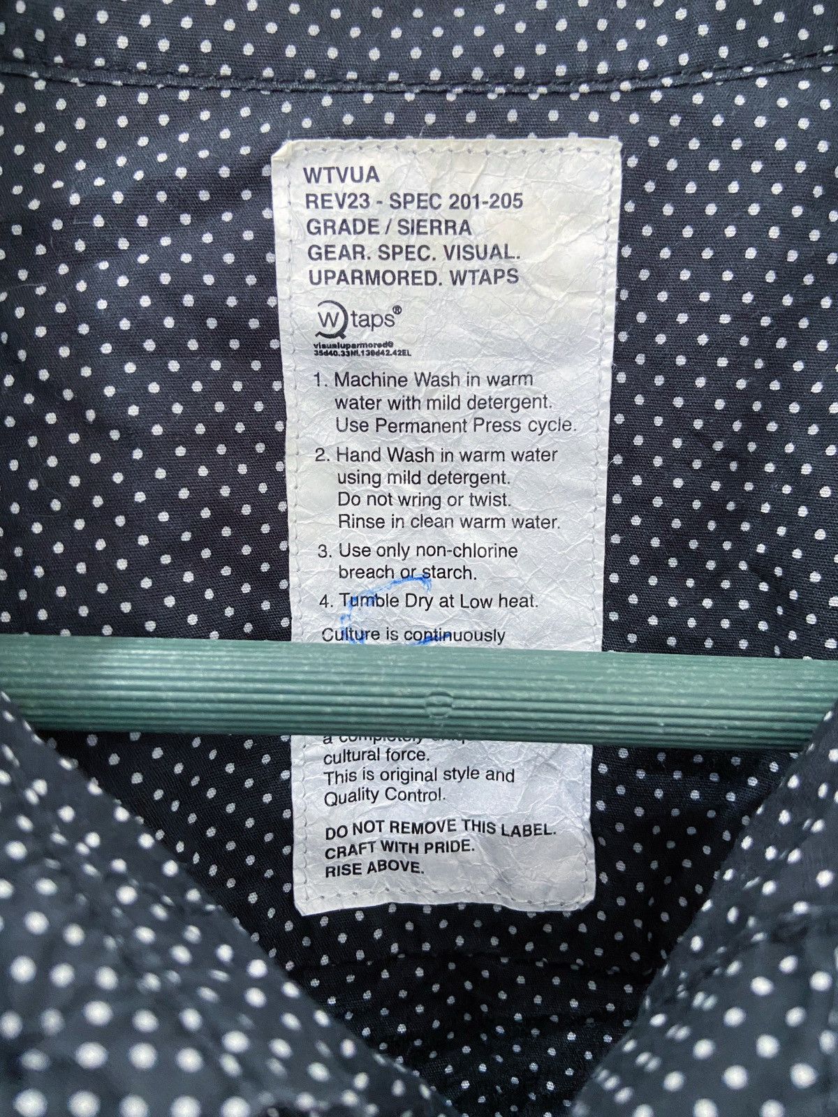Wtaps WTAPS REV23-SPECIAL 201-205 BUTTON UP SHIRT Size US M / EU 48-50 / 2 - 6 Thumbnail