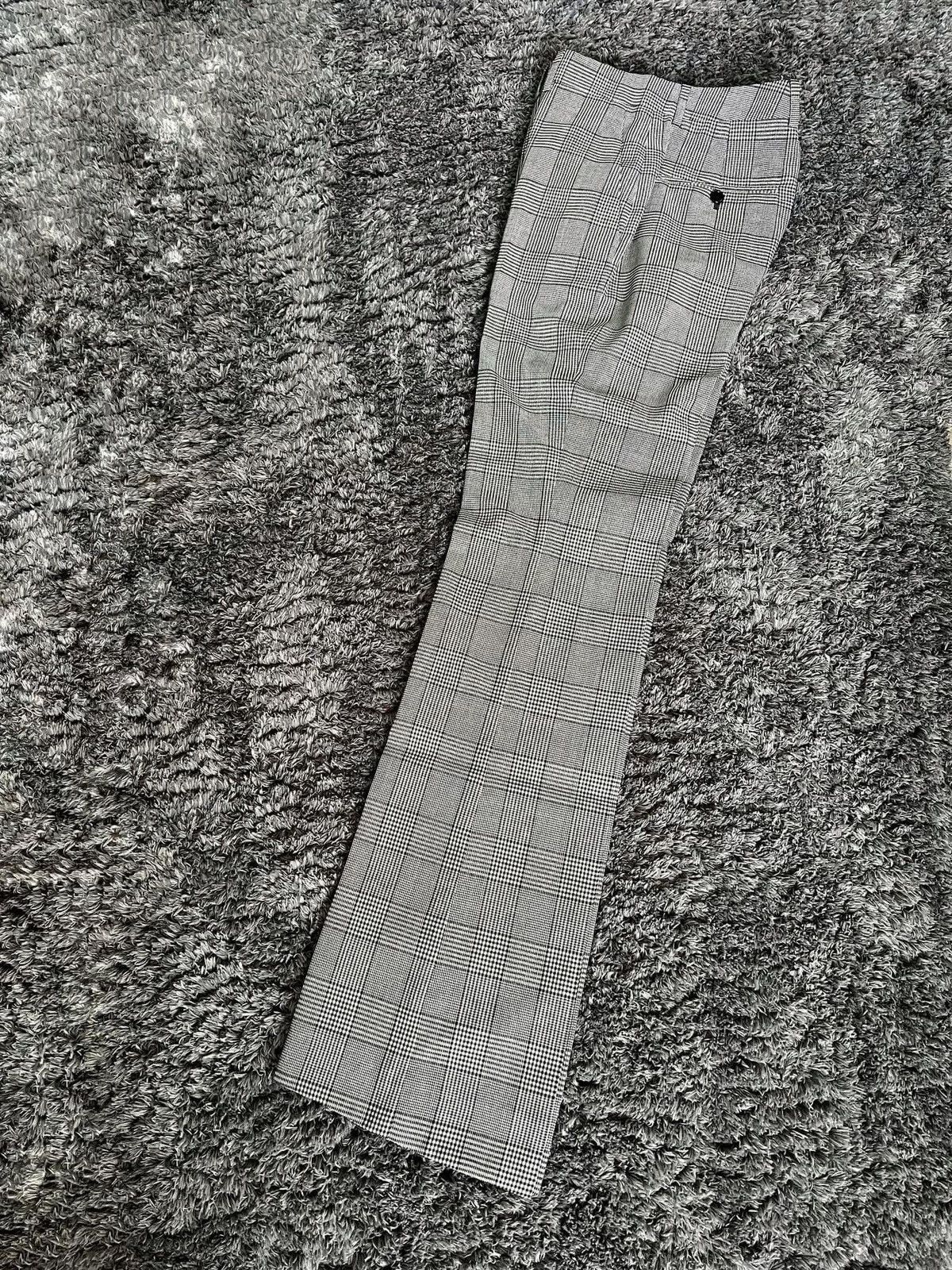 Celine × Hedi Slimane SS23 Checked Wool English Flared Pants sz44/50/52 Size 44S - 1 Thumbnail