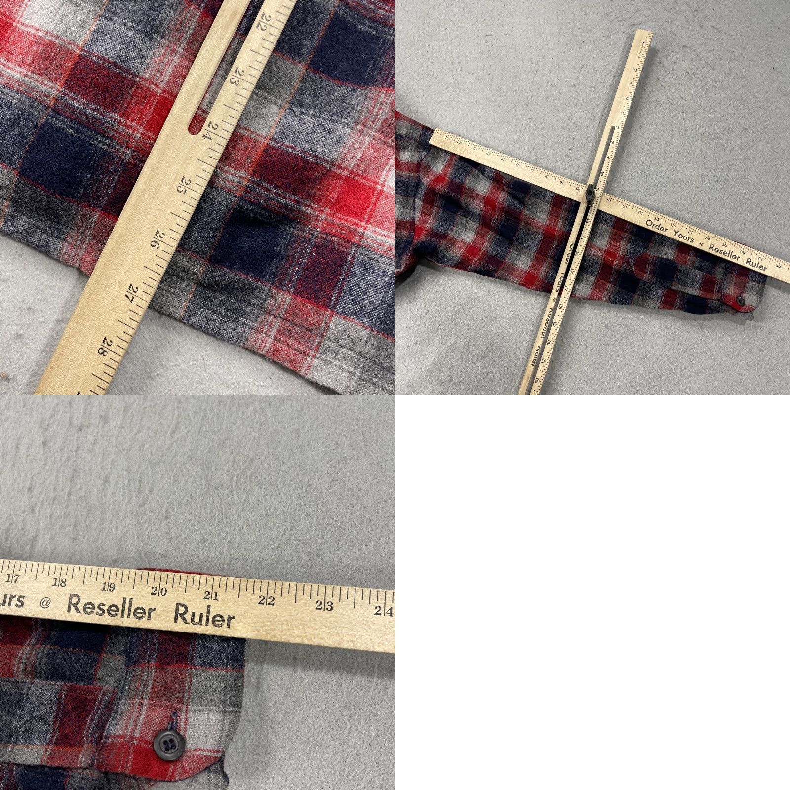 Pendleton VINTAGE Pendleton Board Shirt Mens M Red Blue Plaid Wool Flannel Button-Up Casual Travel USA 90s Mens Size US M / EU 48-50 / 2 - 8 Thumbnail