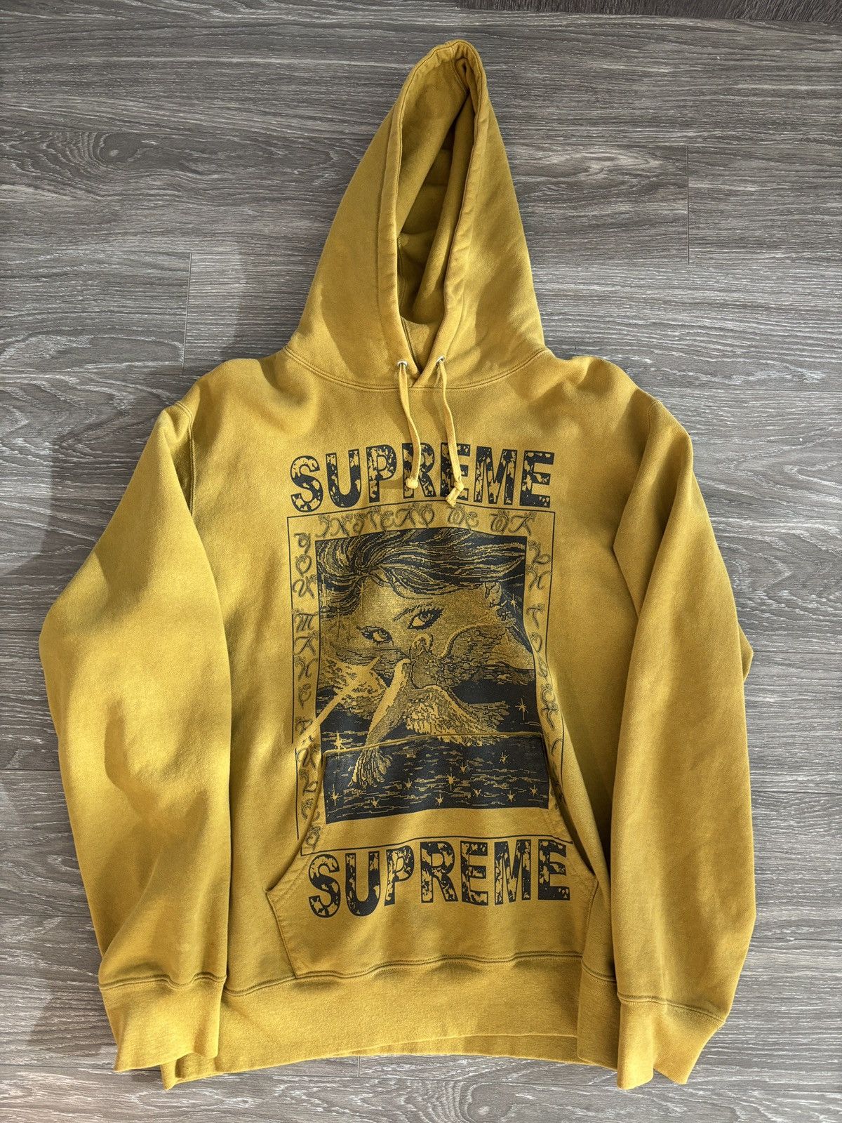 Supreme Doves Hooded Sweatshirt (SS22) Black Men's - SS22 - US