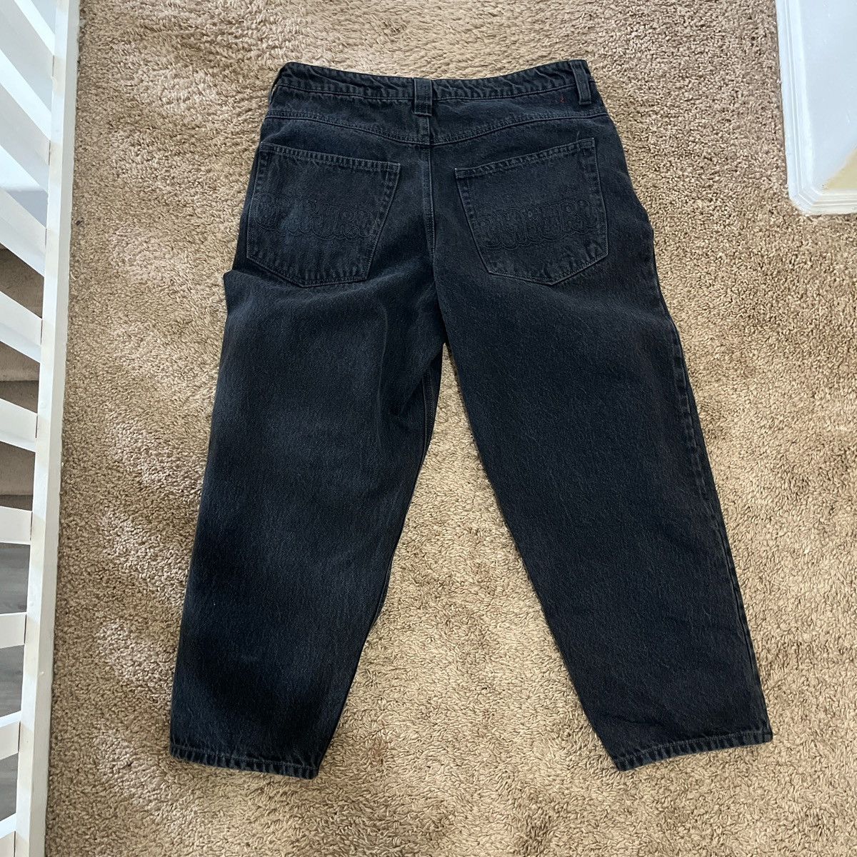 Empyre Black Baggy Jeans Size US 34 / EU 50 - 2 Thumbnail