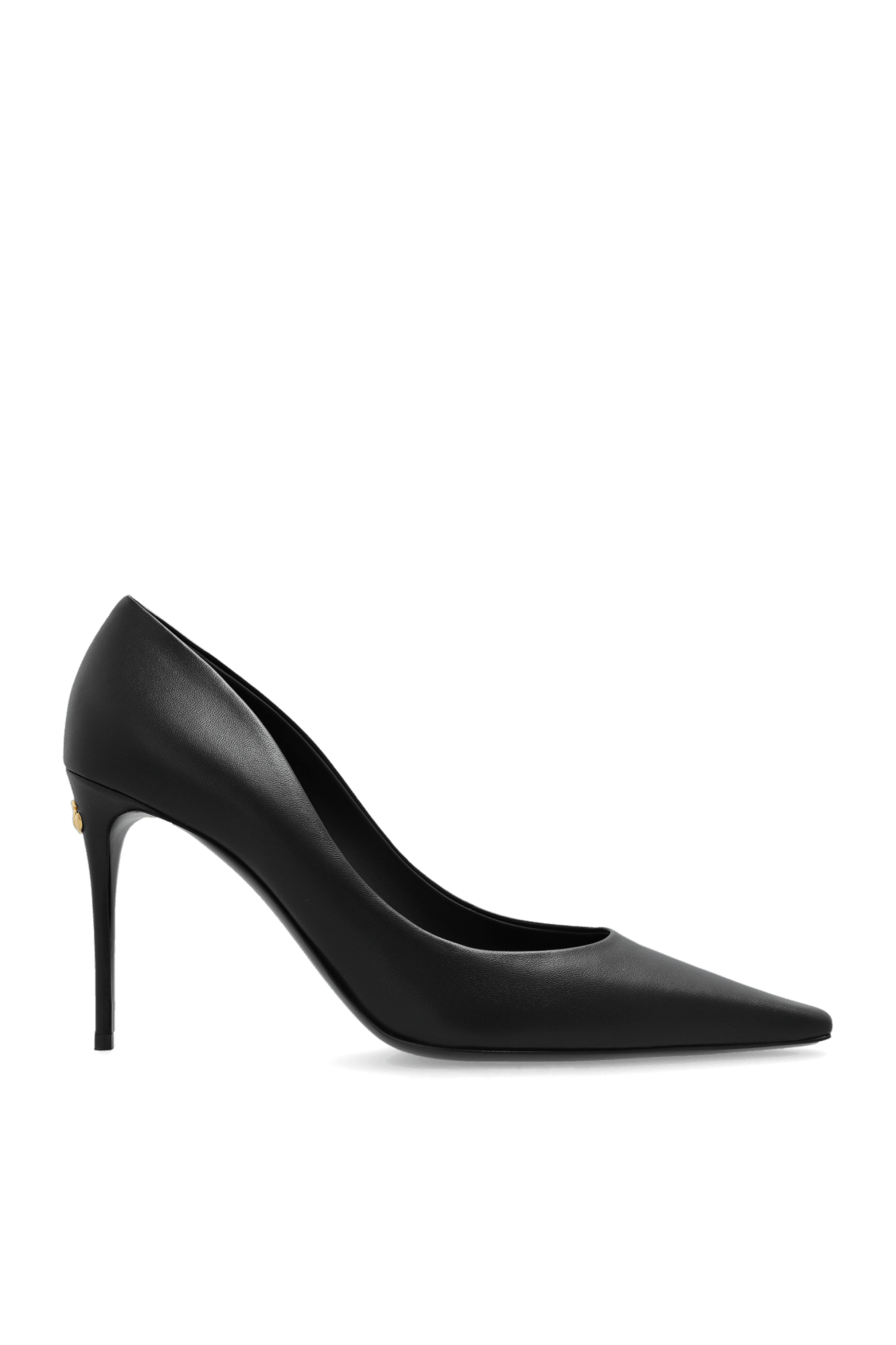 Dolce & Gabbana o1s22i1n0225 Nappa Leather Pumps in Black Size US 9 / IT 39 - 1 Thumbnail