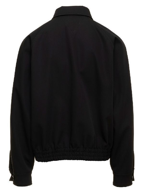 Bottega Veneta o1loc1c0424 710160 Wool Twill Jacket in Black Size US XS / EU 42 / 0 - 5 Thumbnail