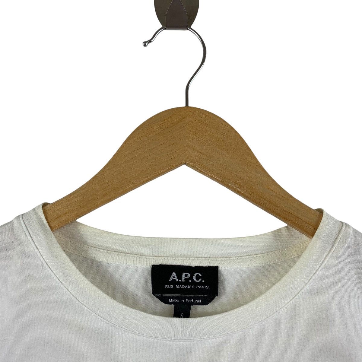 A.P.C. × Japanese Brand APC Rue madame paris small spellout designer tee Size US S / EU 44-46 / 1 - 5 Thumbnail