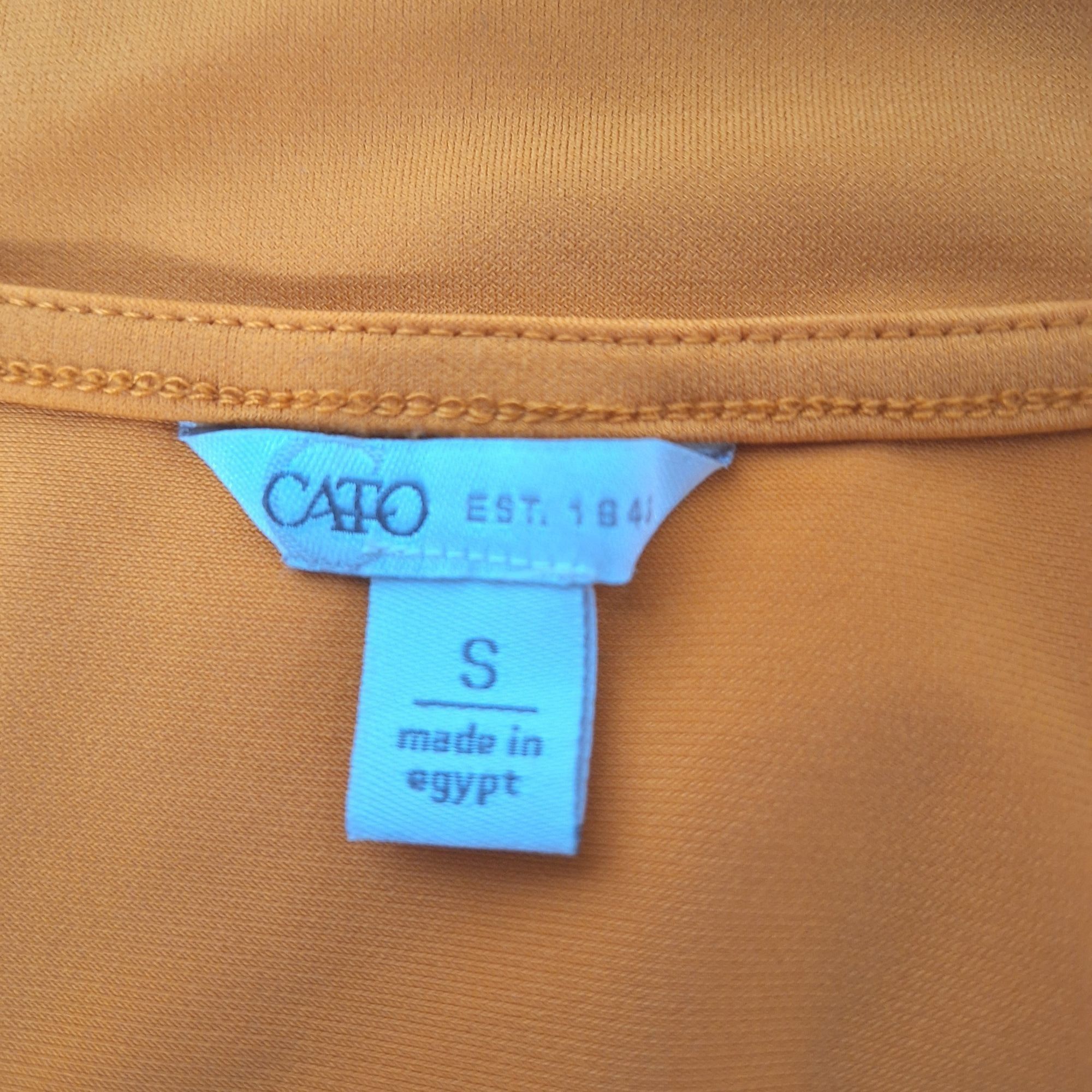 Other CATO Top Small Orange Cowl Neck Sleeveless Tank Blouse Workw Size S / US 4 / IT 40 - 4 Thumbnail