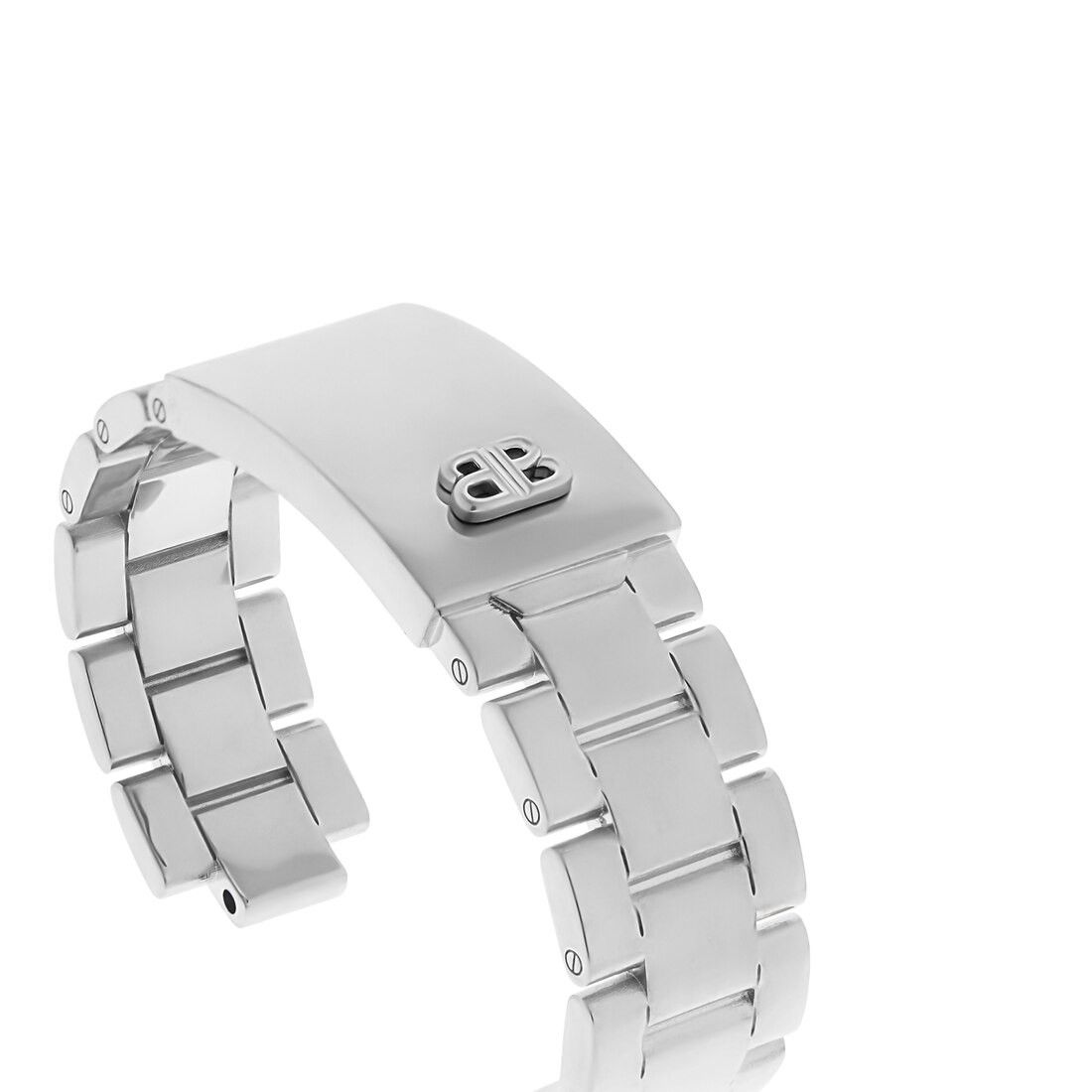 Balenciaga o1tr1nto0326 Size: OS / 24/7 Cuff in Silver Size ONE SIZE - 3 Thumbnail