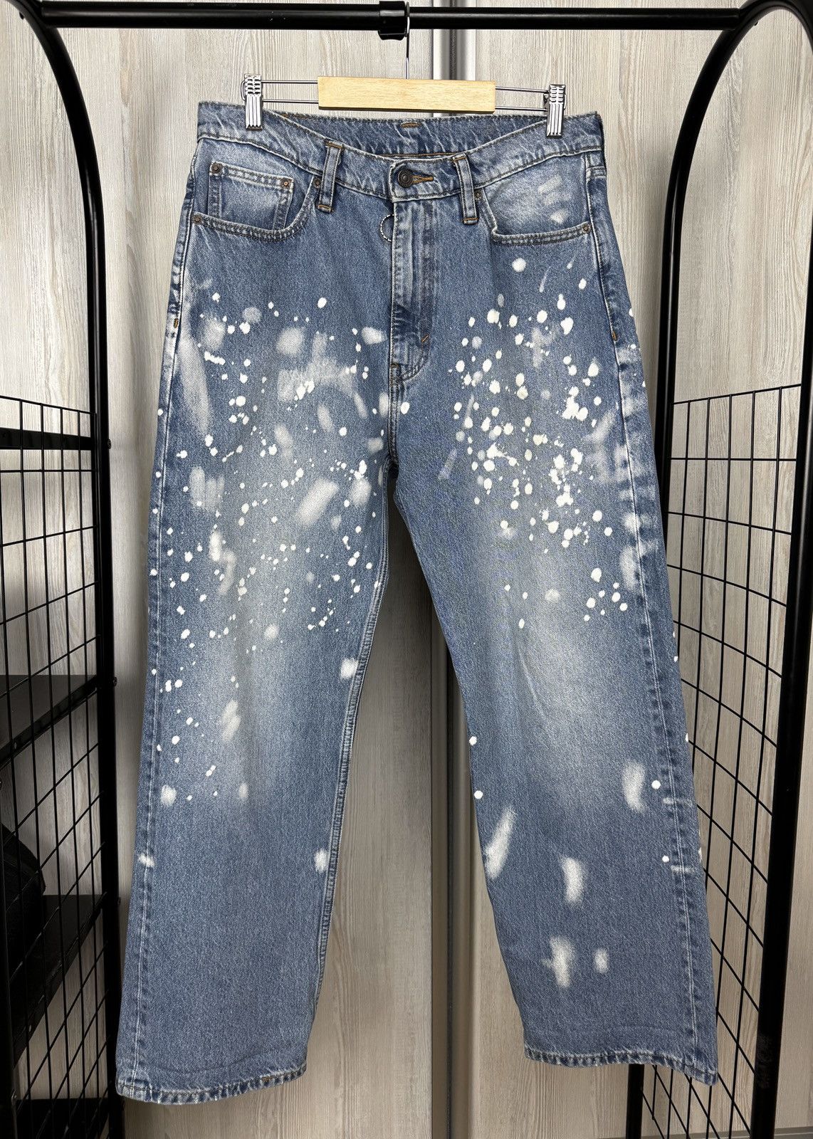 Levi's Levis 510 Strong Skateboarding Baggy fit jeans painted denim Size US 32 / EU 48 - 2 Thumbnail