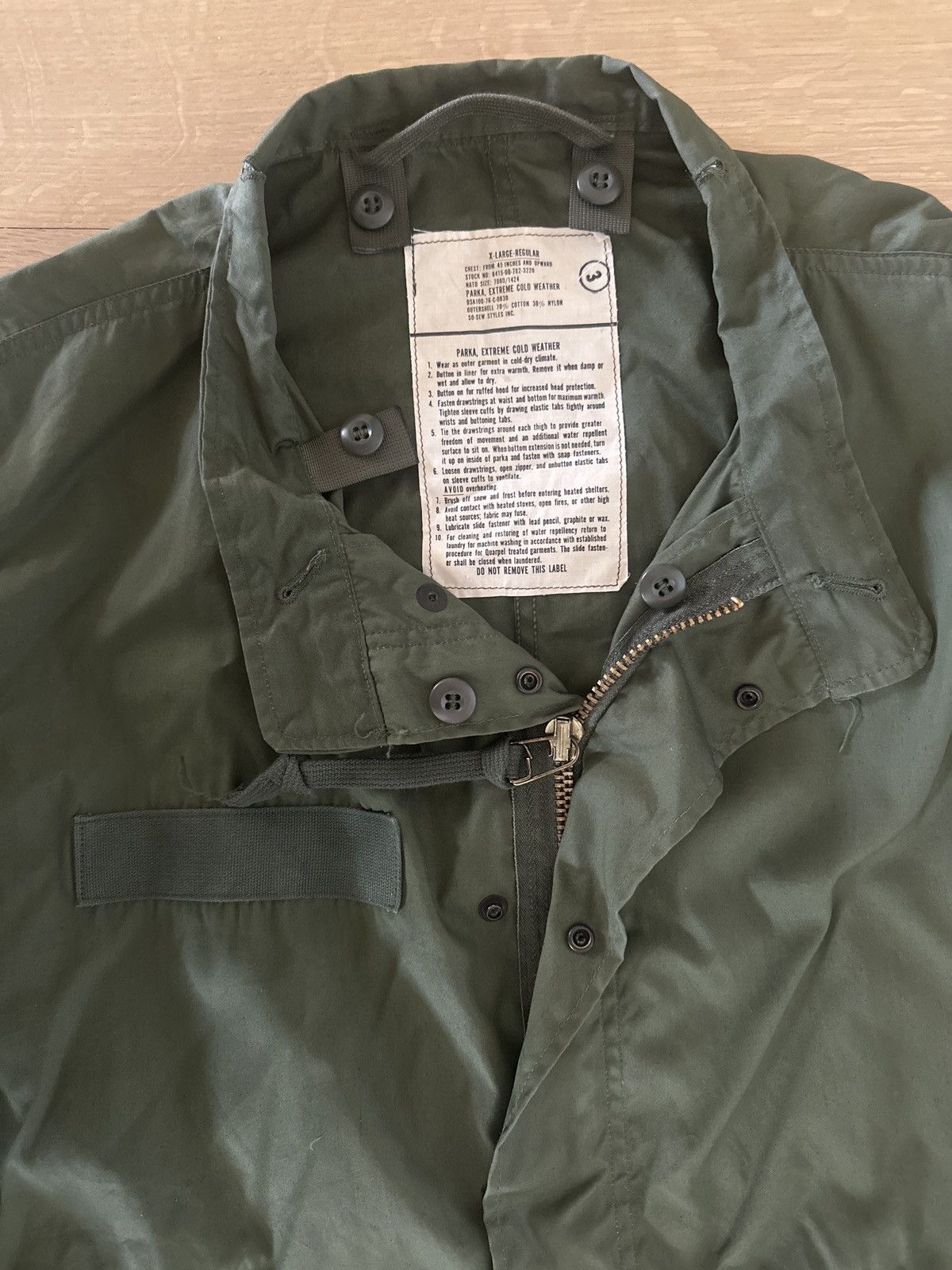 Vintage Military Parka Size US XL / EU 56 / 4 - 3 Thumbnail