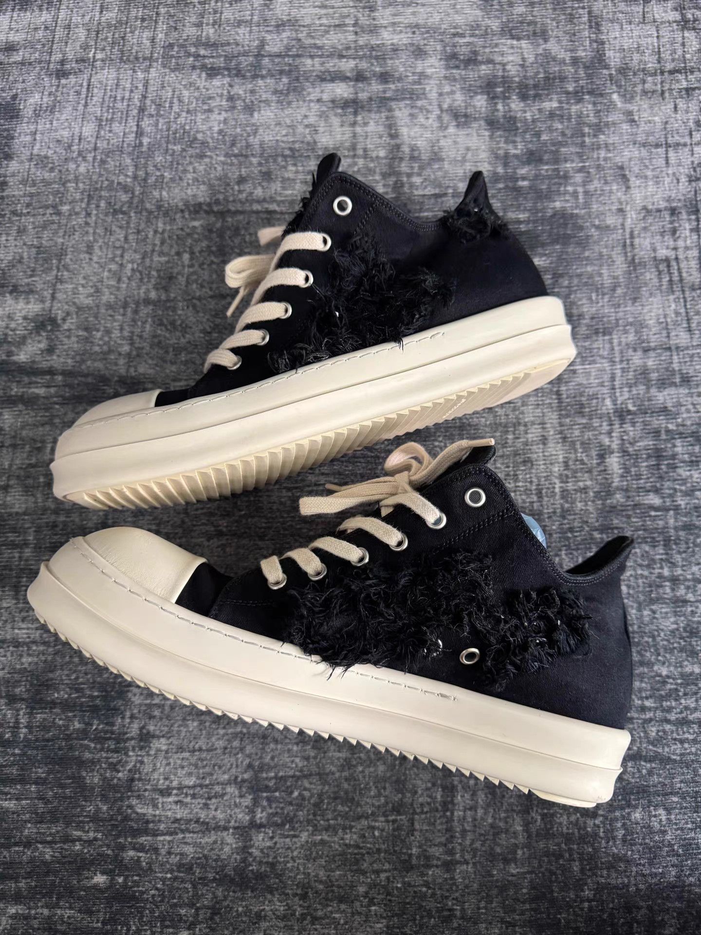 Rick Owens rick owens DRKSHDW Distressed Low Top Turbo Cyclops Size US 8 / EU 41 - 4 Thumbnail