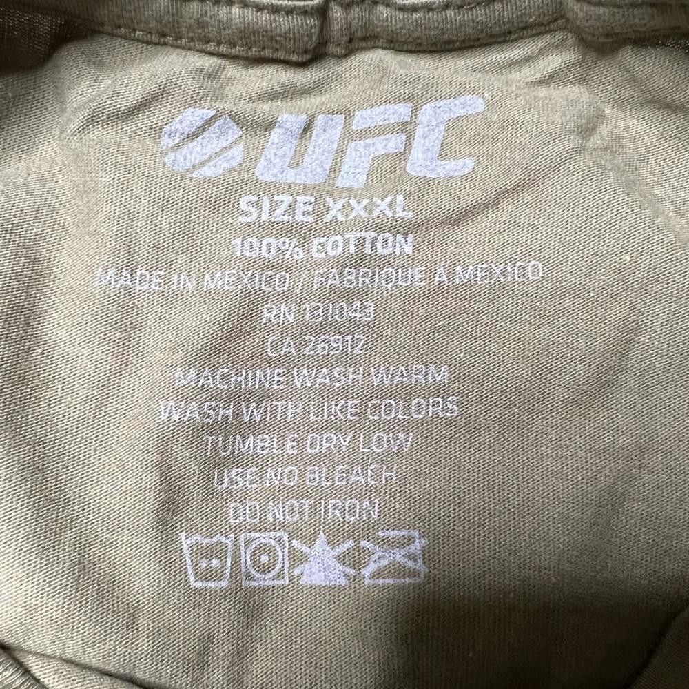 UFC NWT 3X UFC MCMXCII Graphic T-Shirt Military Green Crewneck Size US XXL / EU 58 / 5 - 7 Thumbnail