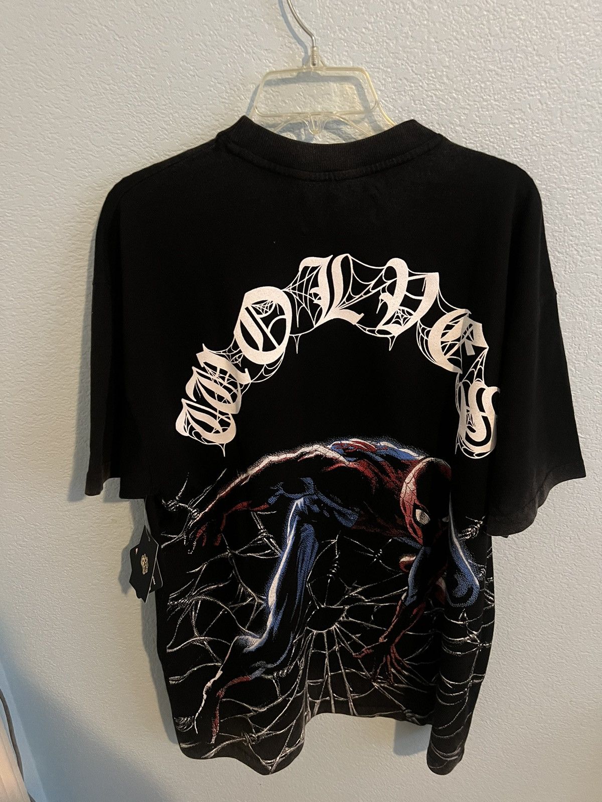 Newest Revenge Spider Tee Black MEDIUM