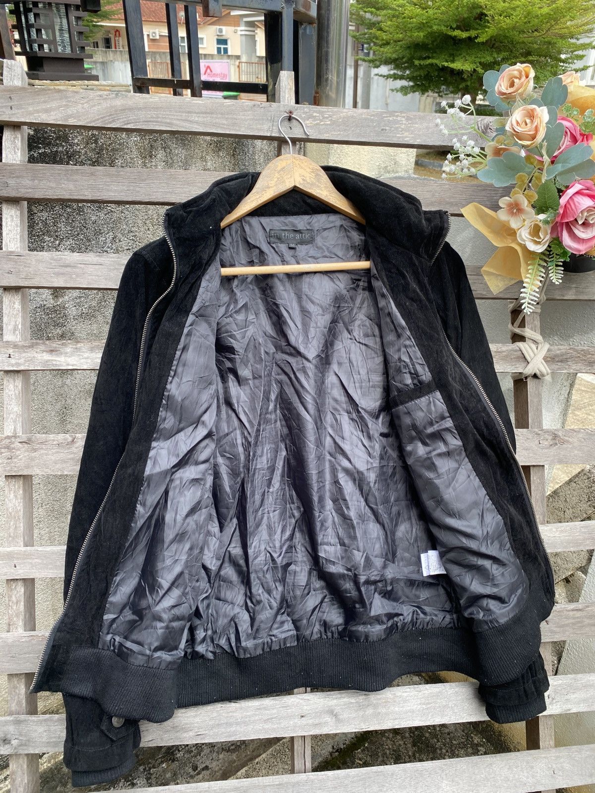 In The Attic In The Attic Velvet Black Utility Zip Jacket - Punk Style Size US M / EU 48-50 / 2 - 5 Thumbnail