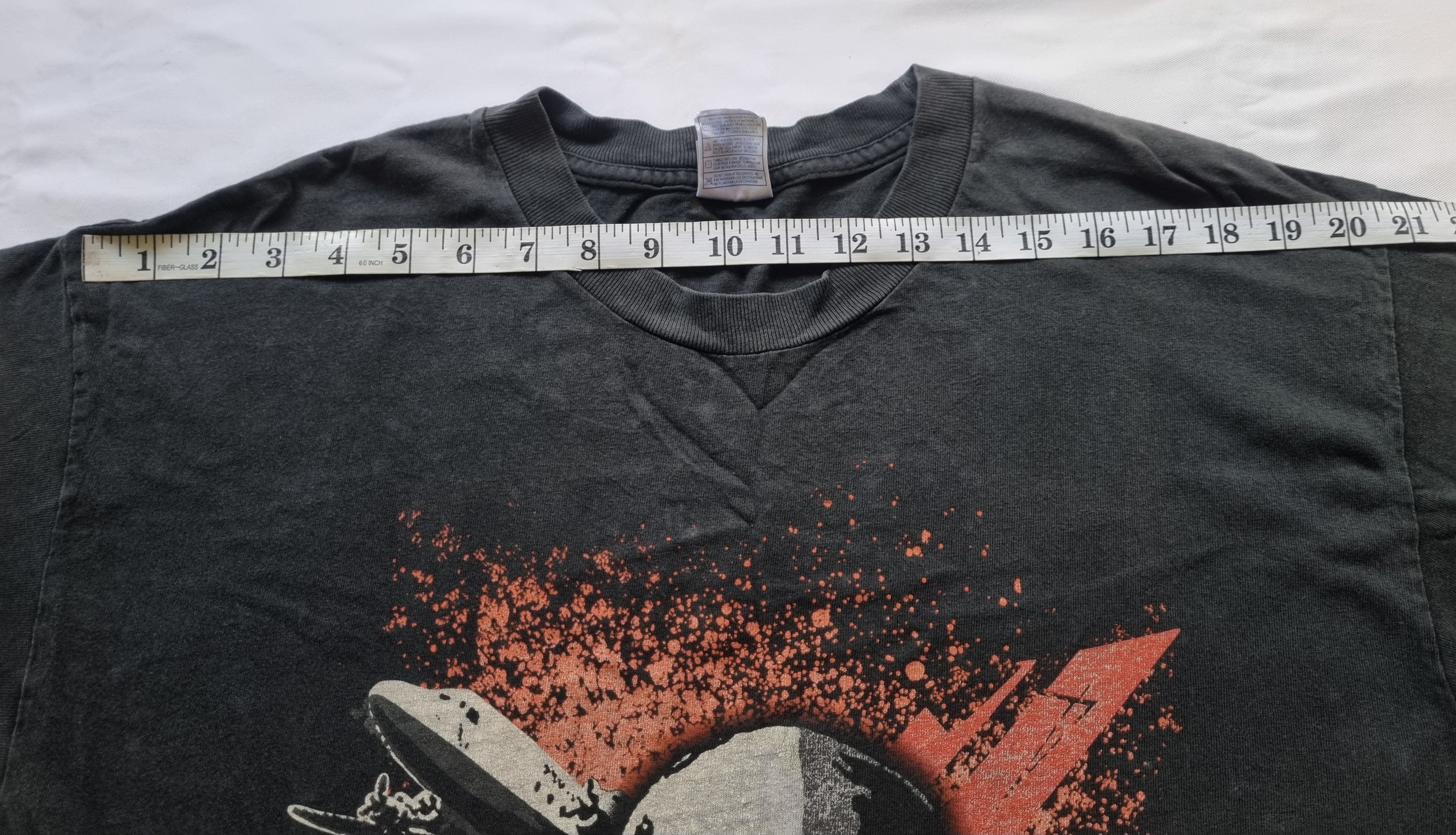 Band Tees × Vintage Rammstein Band Tee T shirt Big Logo Rick Tee Metal Size US L / EU 52-54 / 3 - 5 Thumbnail
