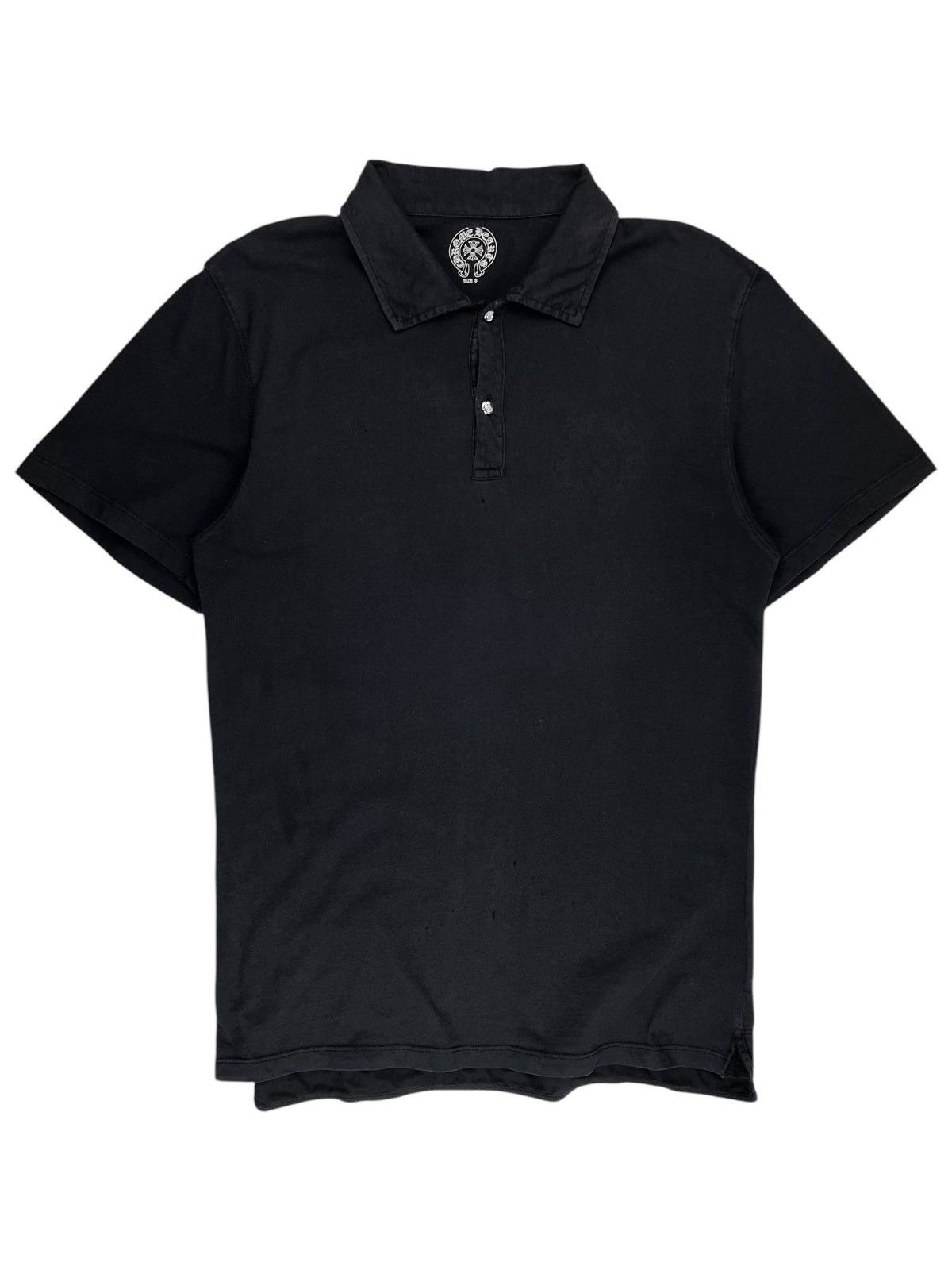 Chrome Hearts Chrome Hearts Silver Button Tonal Horseshoe Logo