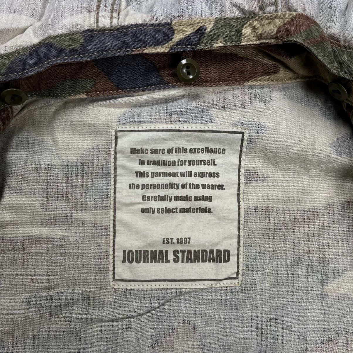 20471120 2000s Journal Standard - Infantry Hooded Camo Jacket Size US M / EU 48-50 / 2 - 7 Thumbnail
