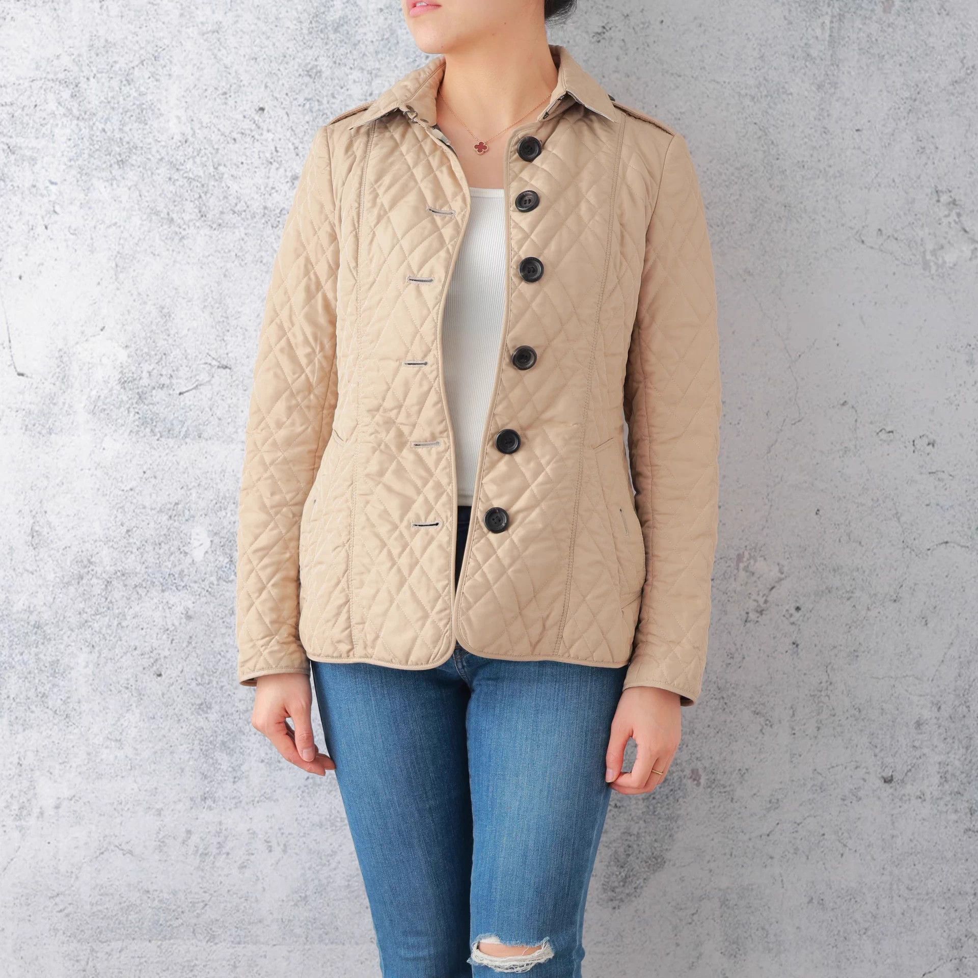 Burberry Burberry Cotton Puffer Jacket 170 M Size M / US 6-8 / IT 42-44 - 1 Thumbnail