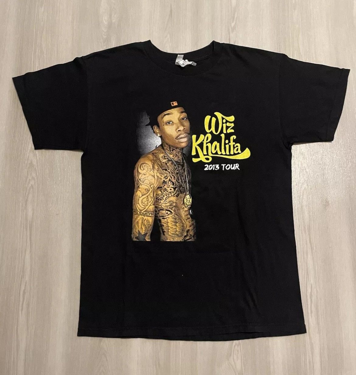Rap Tees × Vintage 2013 Wiz Khalifa Tour Shirt ASAP Rocky B.O.B Mens Medium Size US M / EU 48-50 / 2 - 1 Thumbnail