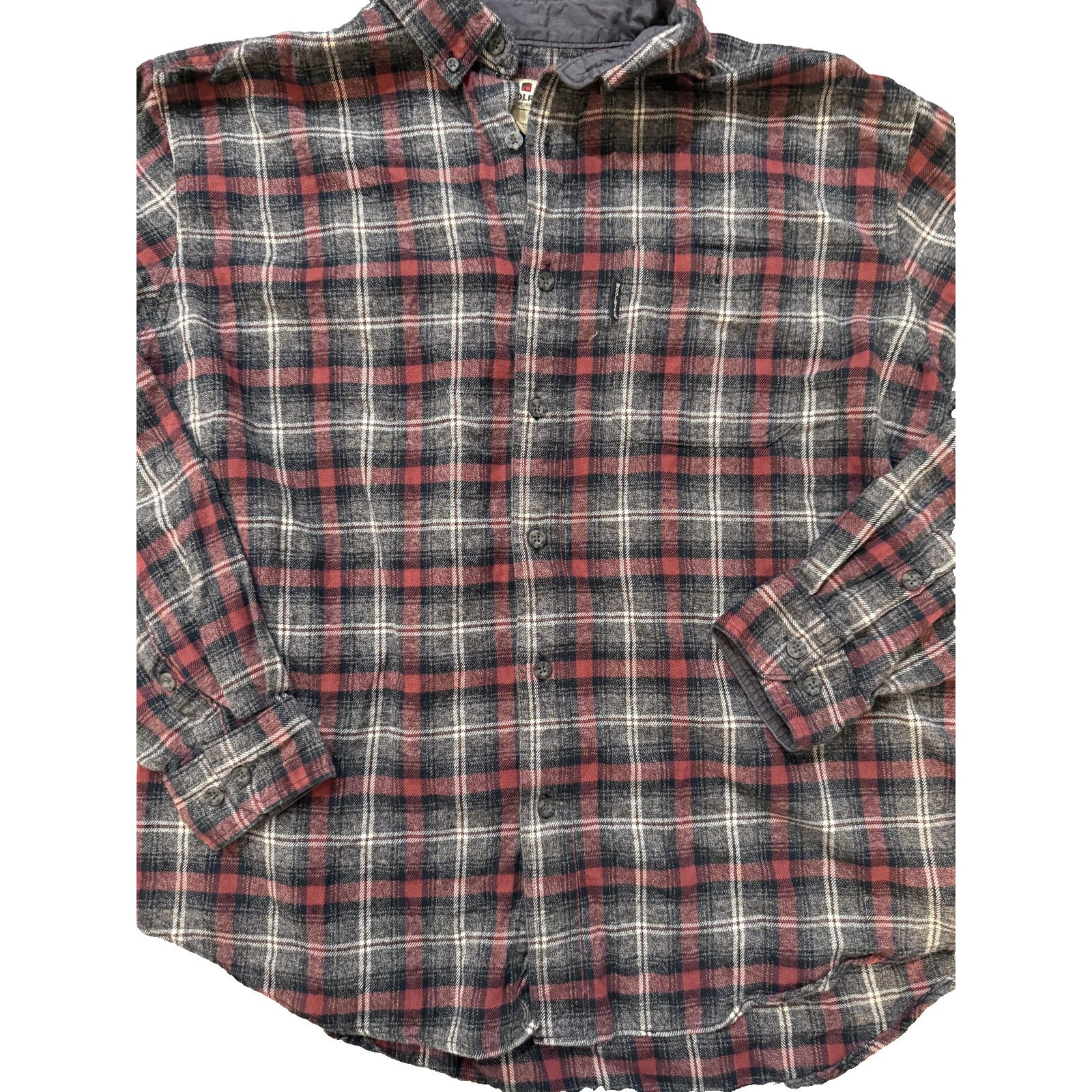 Woolrich Woolen Mills Woolrich Y2K Shirt Men XL Plaid Flannel Long Sleeve Gorpcore Size US XL / EU 56 / 4 - 2 Thumbnail