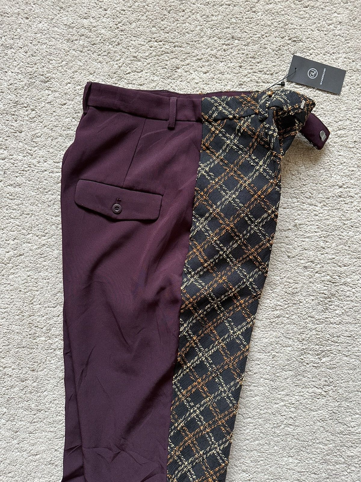 GU × Undercover Undercover Jun Takahashi Tweed Knitted Hybrid Pant Size US 28 / EU 44 - 8 Thumbnail