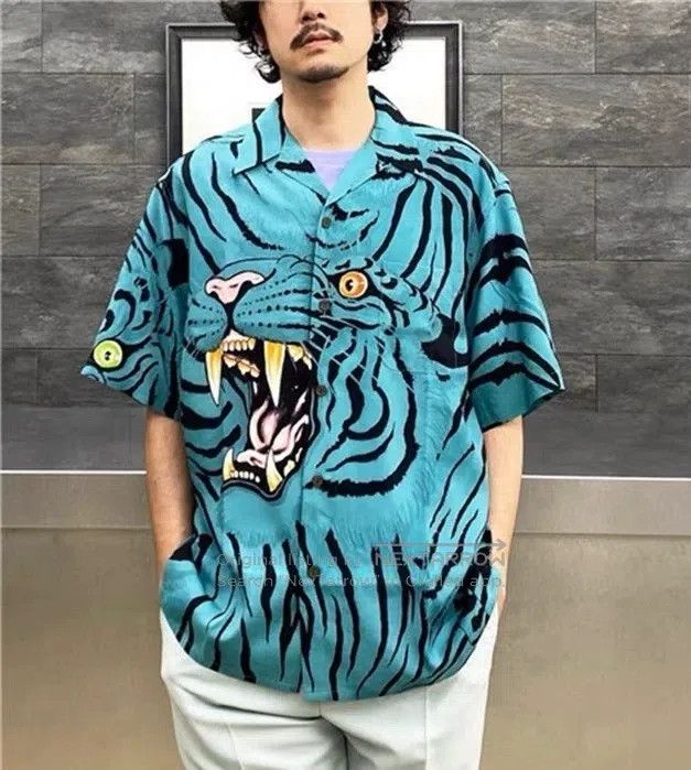 Wacko Maria Wacko Maria Tiger Hawaii aloha shirt Size US M / EU 48-50 / 2 - 9 Thumbnail