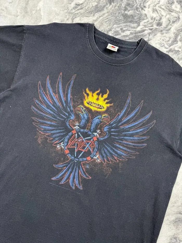 Slayer Vintage Slayer Summer Tour 2006 Band Rock Size US L / EU 52-54 / 3 - 4 Thumbnail