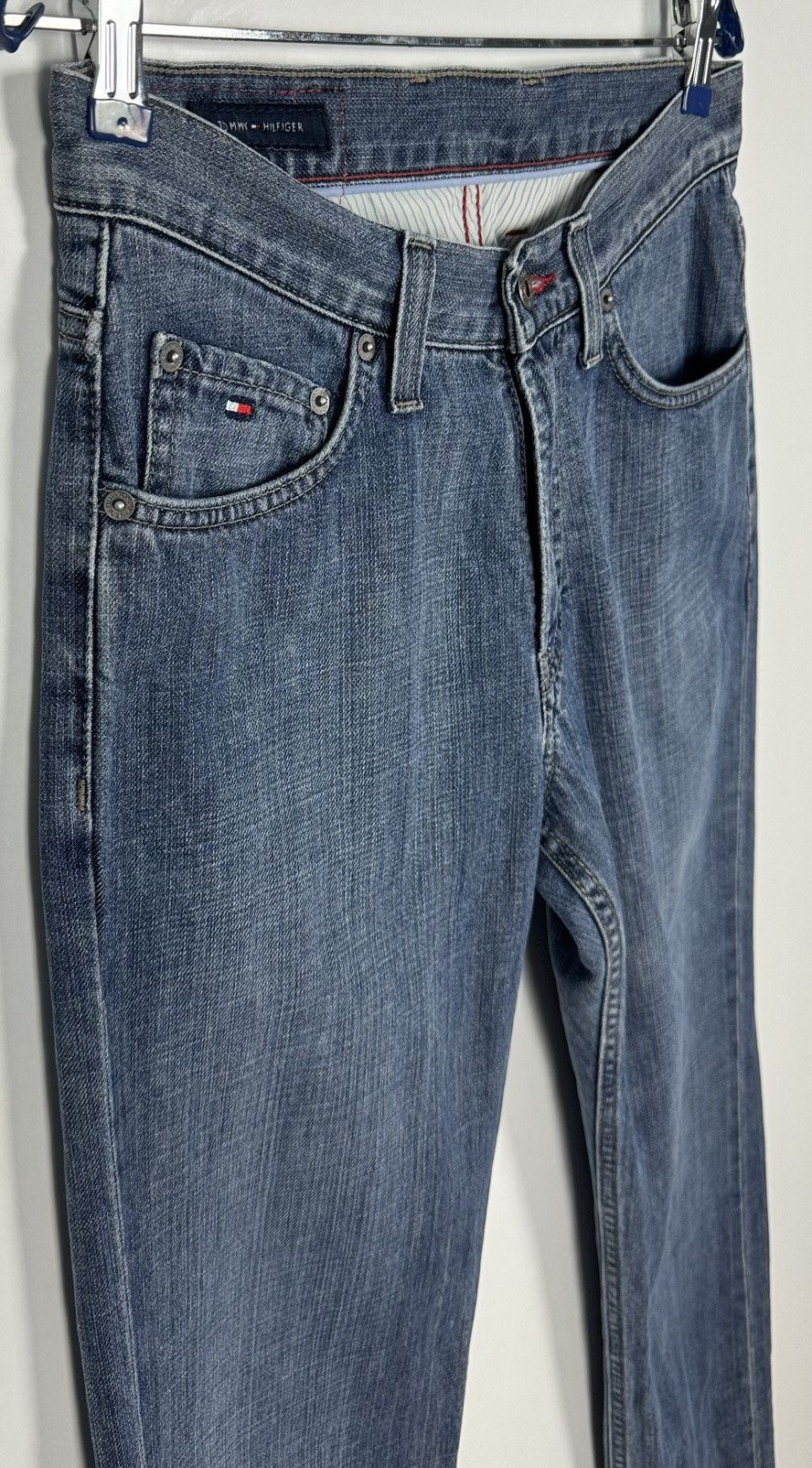 Tommy Hilfiger Crazy Vintage Y2K Tommy Hilfiger Madison Straight Denim Pant Size US 29 - 5 Thumbnail