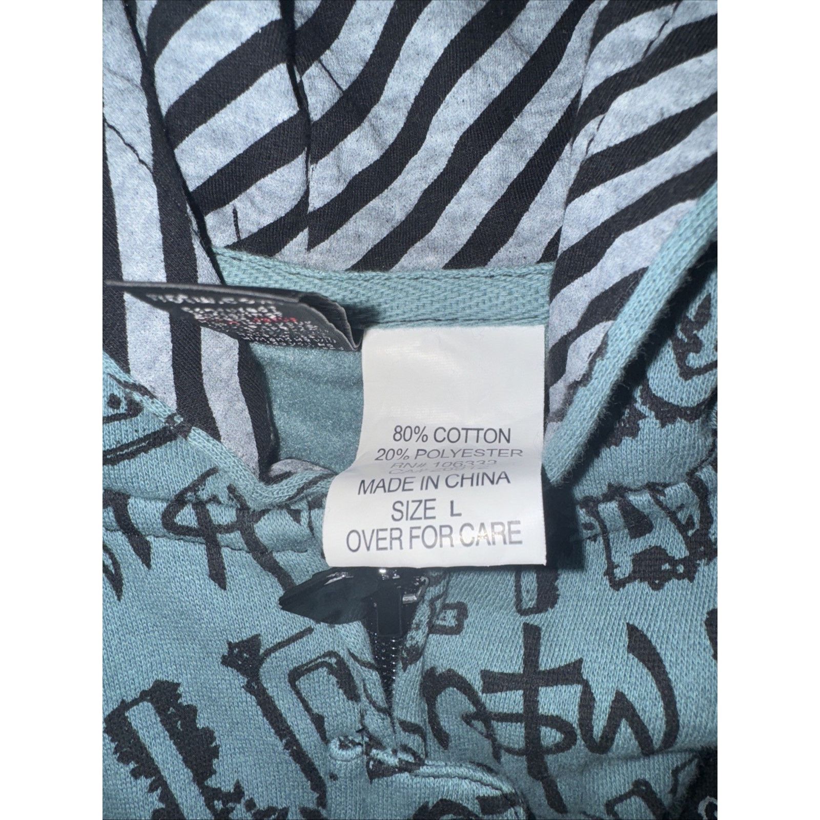 Vintage Vintage Not Of This World Full Zip Hoodie L 19x26 Y2K Goth Size L / US 10 / IT 46 - 5 Thumbnail