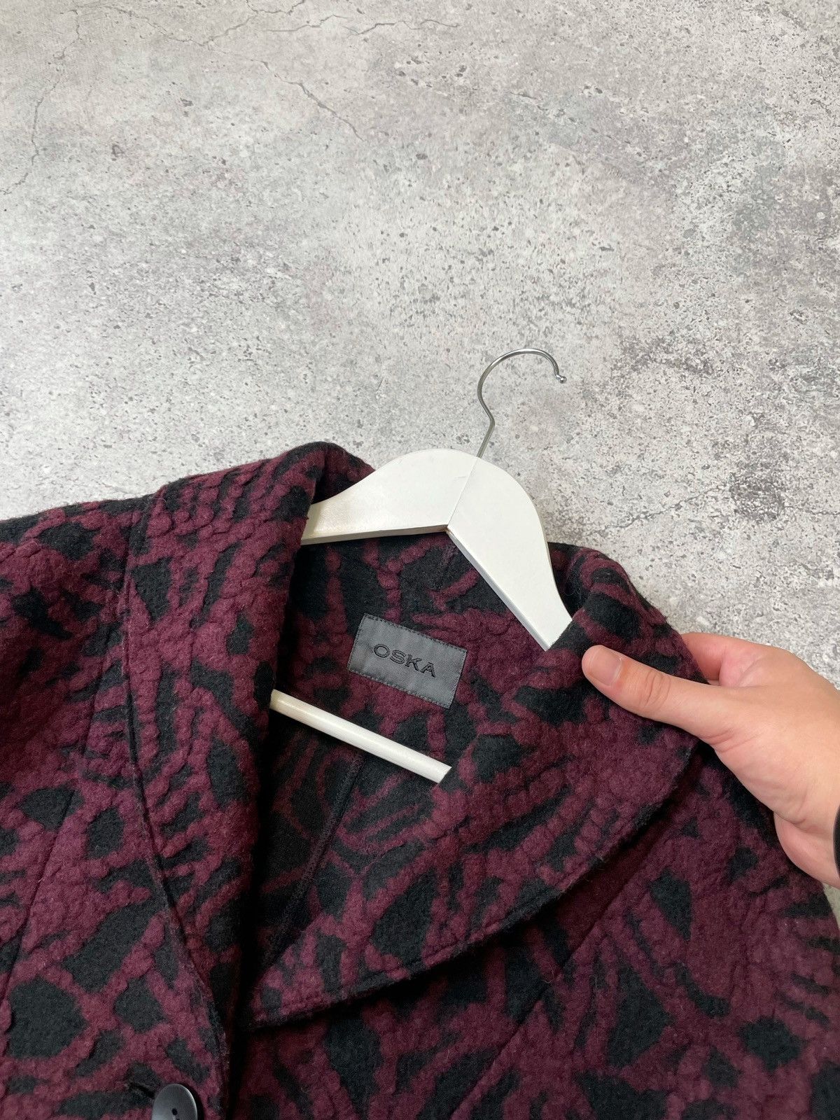 Other Oska 100% Wool Drawing Jacket Cabu Assymetrical Avant-Garde Size M / US 6-8 / IT 42-44 - 5 Thumbnail