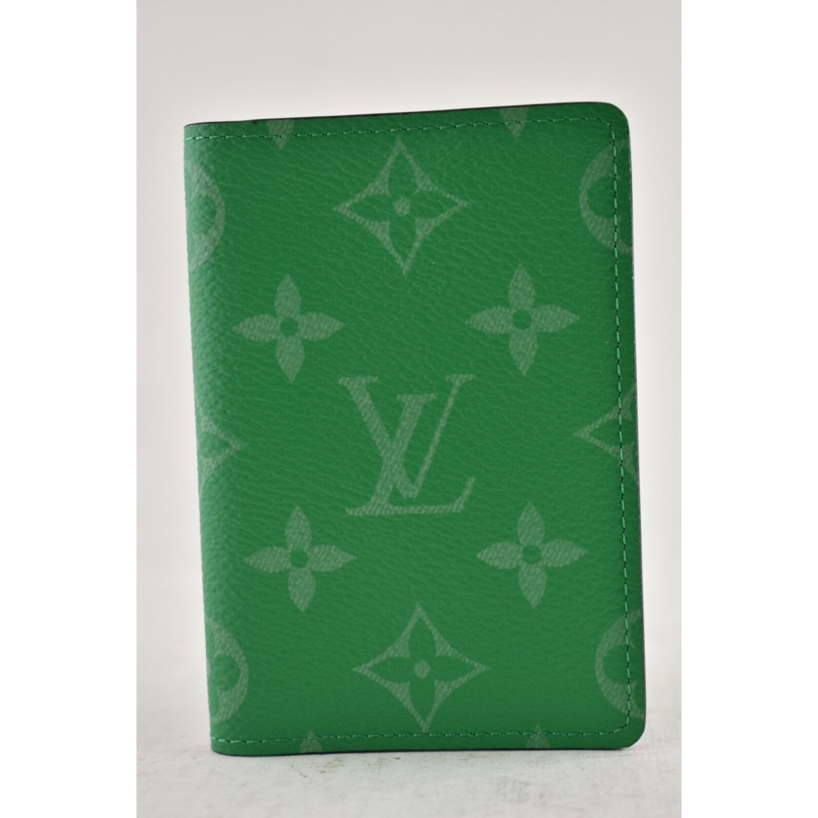 Louis Vuitton Louis Vuitton Green Monogram Logo Pocket Organizer Wallet Size ONE SIZE - 2 Thumbnail