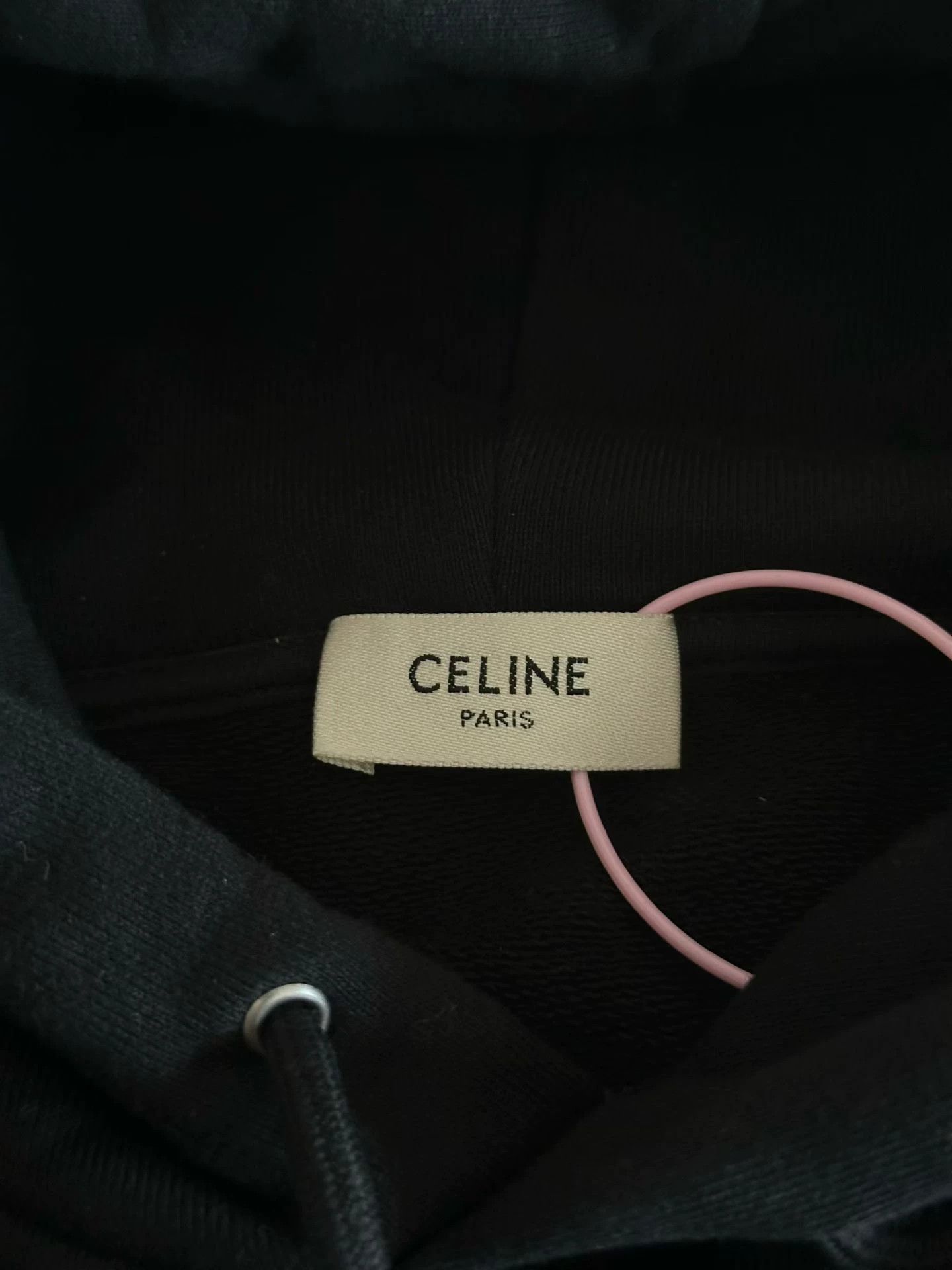 Celine Celine Black Logo Hoodie XS Size US XS / EU 42 / 0 - 3 Thumbnail
