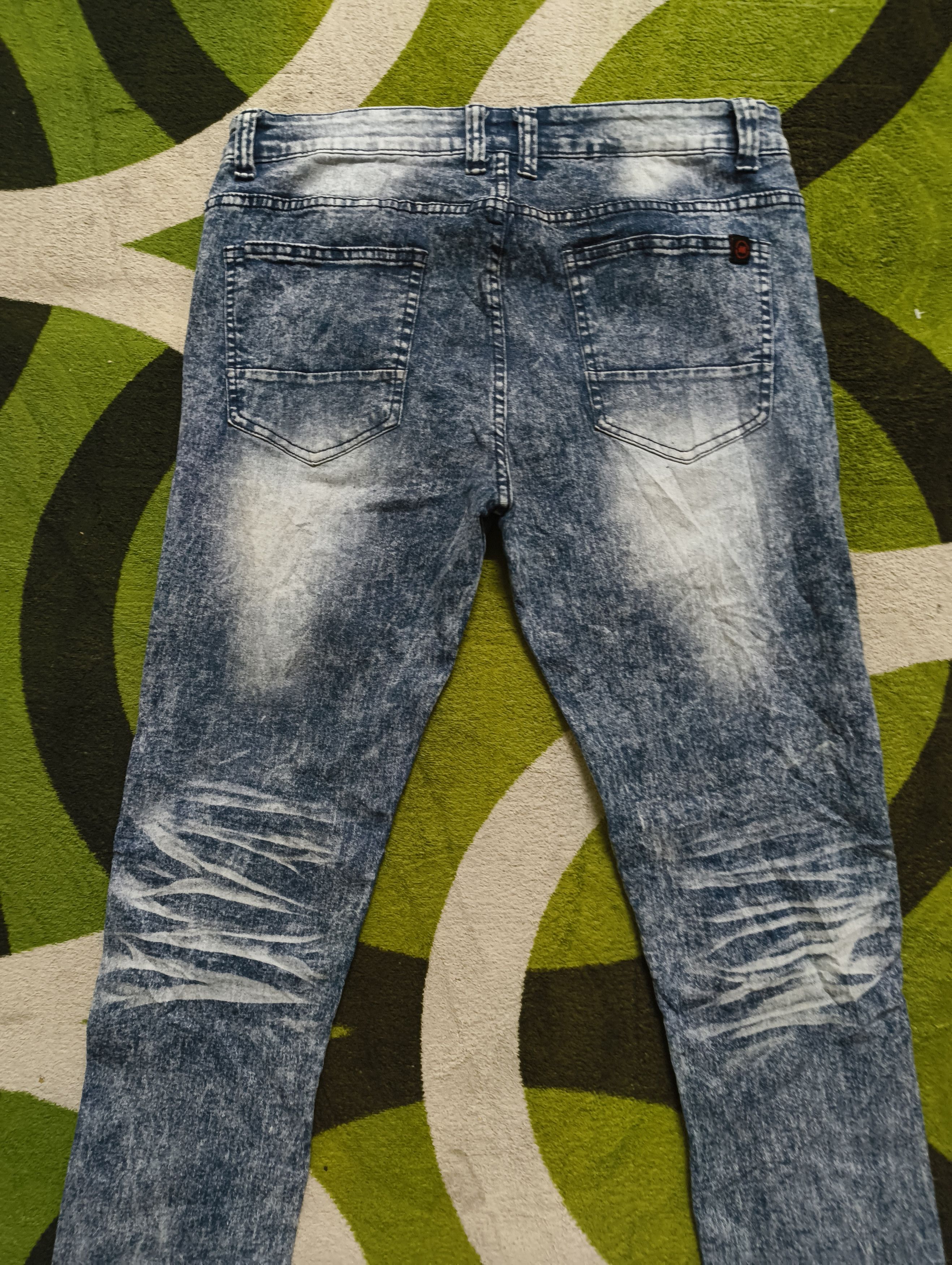 Mecca MECCA BIKER JEANS SKINNY STRETCH FIT Size US 35 - 13 Thumbnail