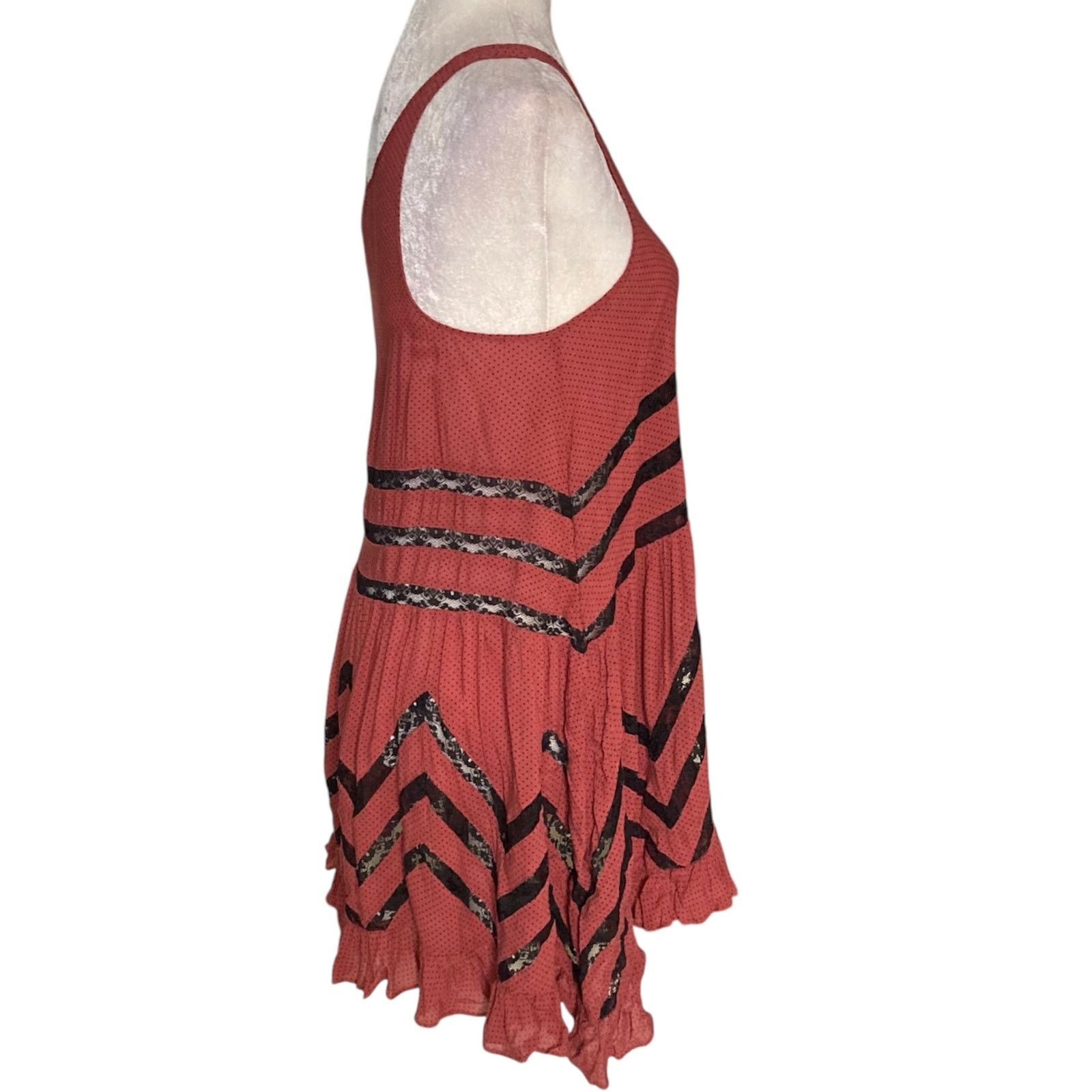 Free People Free People Intimately Tunic top trapeze Dress voile & lace Size XS / US 0-2 / IT 36-38 - 4 Thumbnail