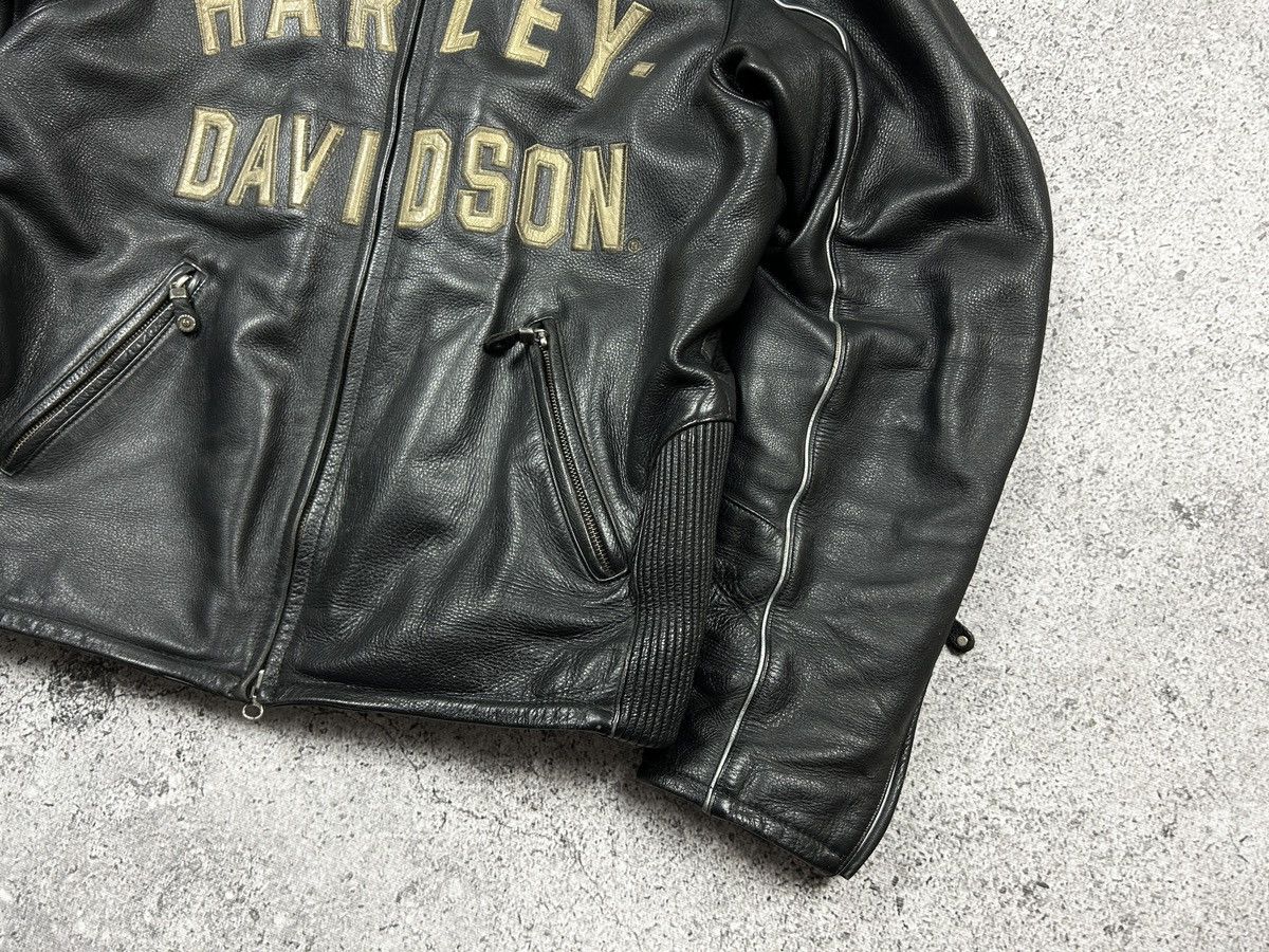 Harley Davidson × Vintage Harley Davidson Leather Jacket 100th anniversary Size US M / EU 48-50 / 2 - 4 Thumbnail